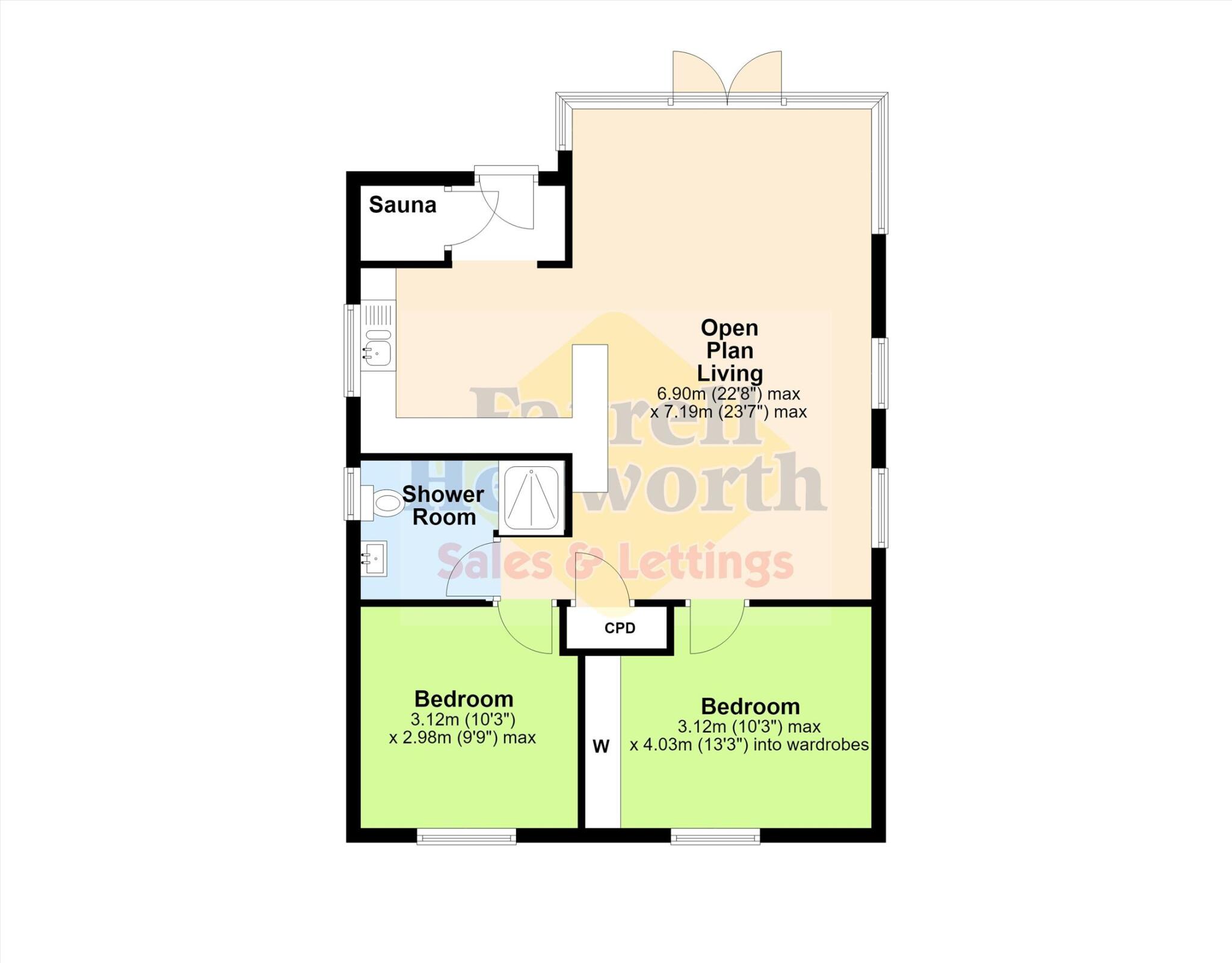 Pine Lake Dock Acres, Carnforth floorplan
