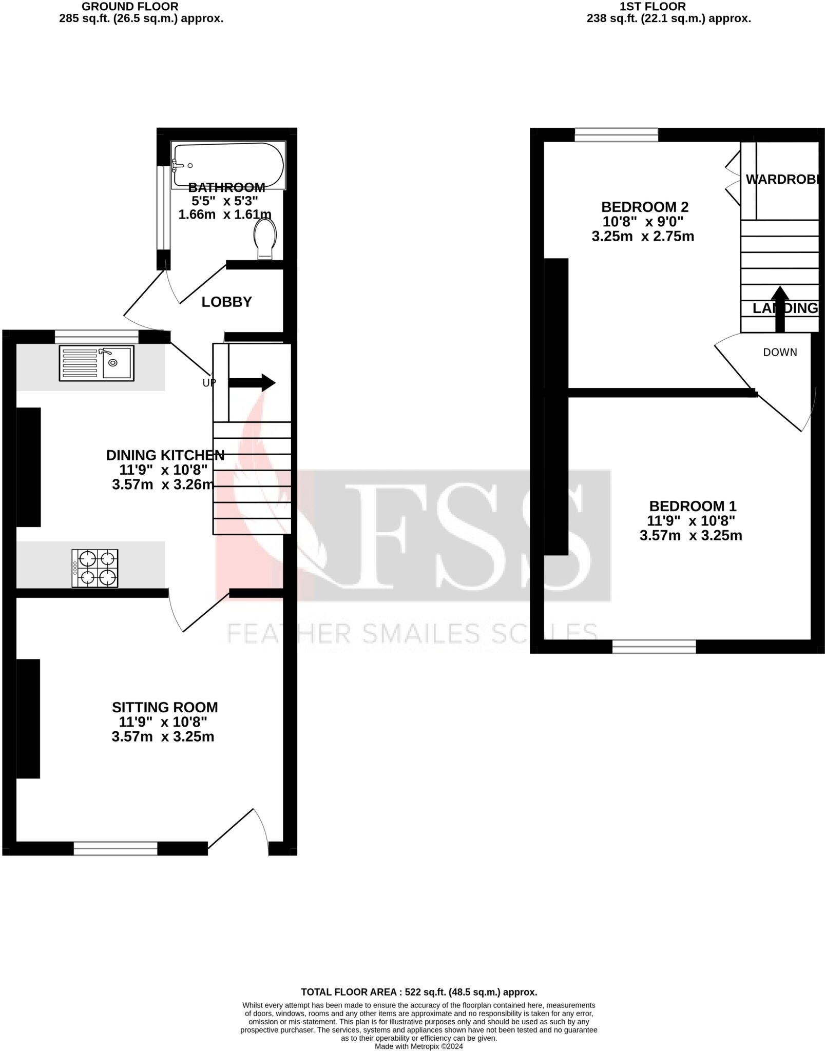 Otley Road, Harrogate, North Yorkshire, HG2 floorplan