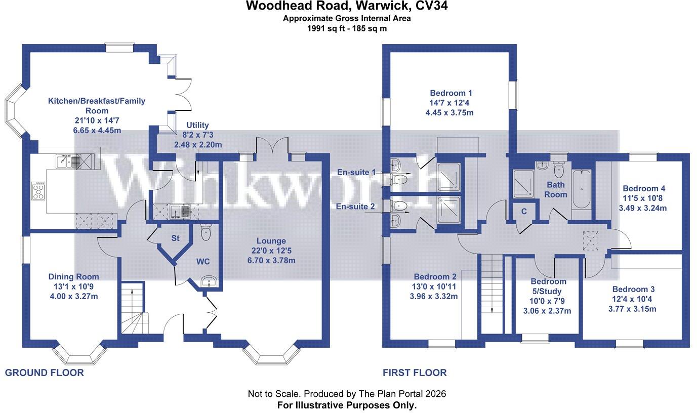 Woodhead Road, Warwick, Warwickshire, CV34 floorplan