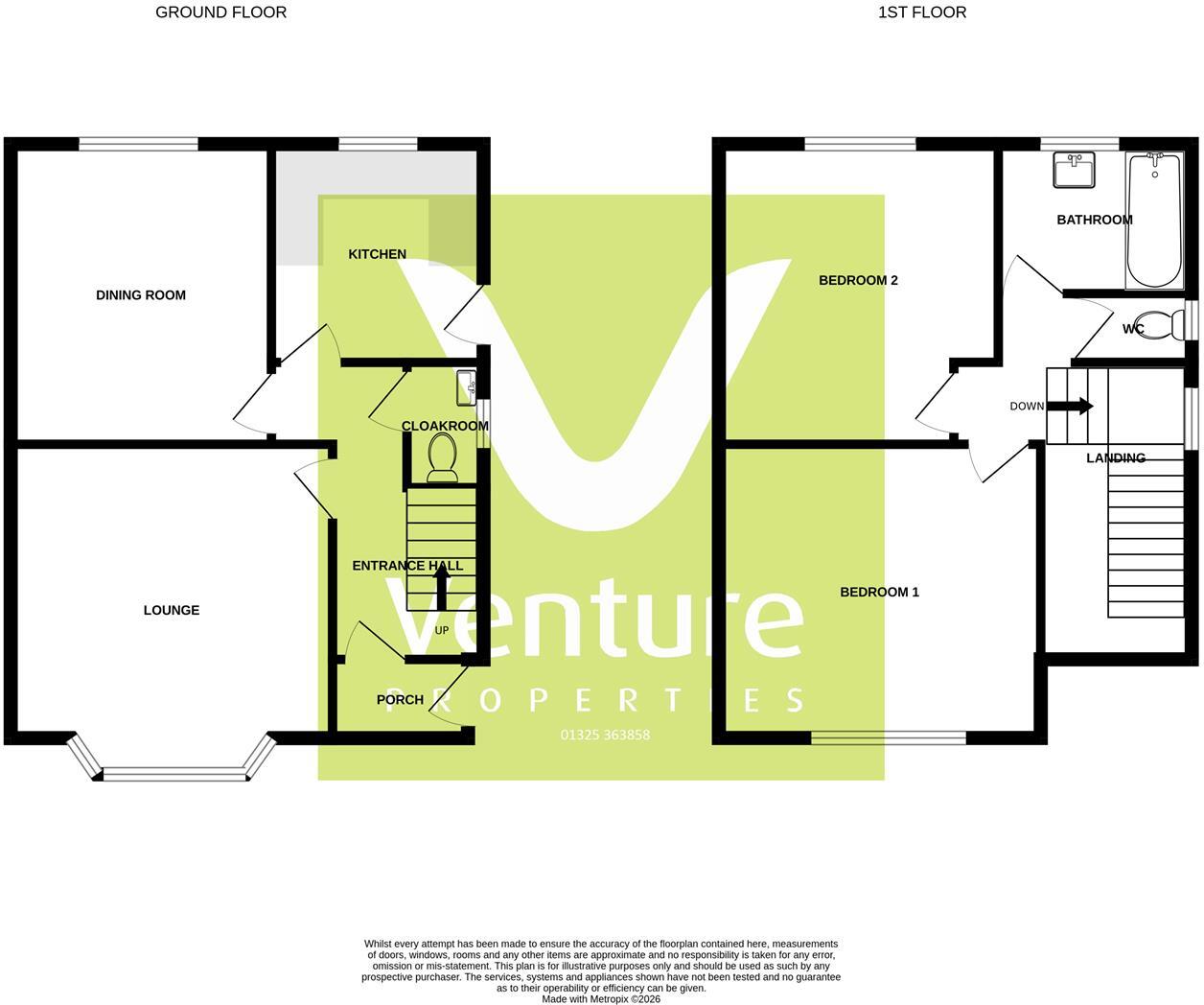 Brinkburn Avenue, Darlington floorplan