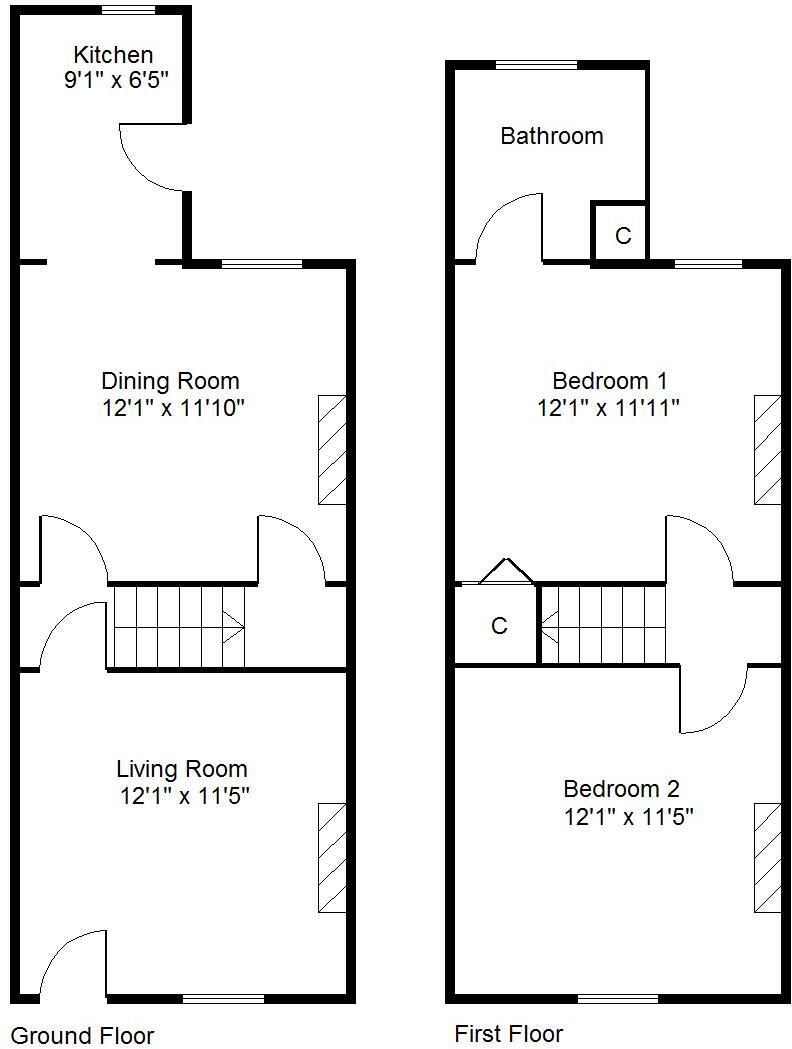 Ellerker Avenue, Hexthorpe, Doncaster floorplan