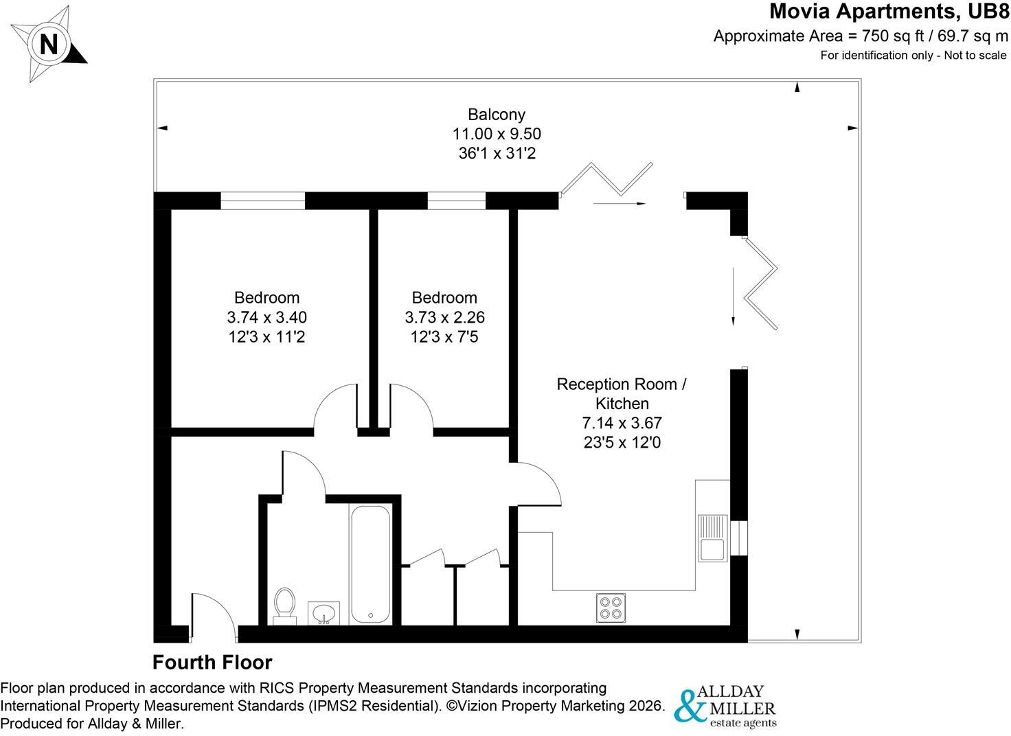 Bakers Road, Uxbridge floorplan