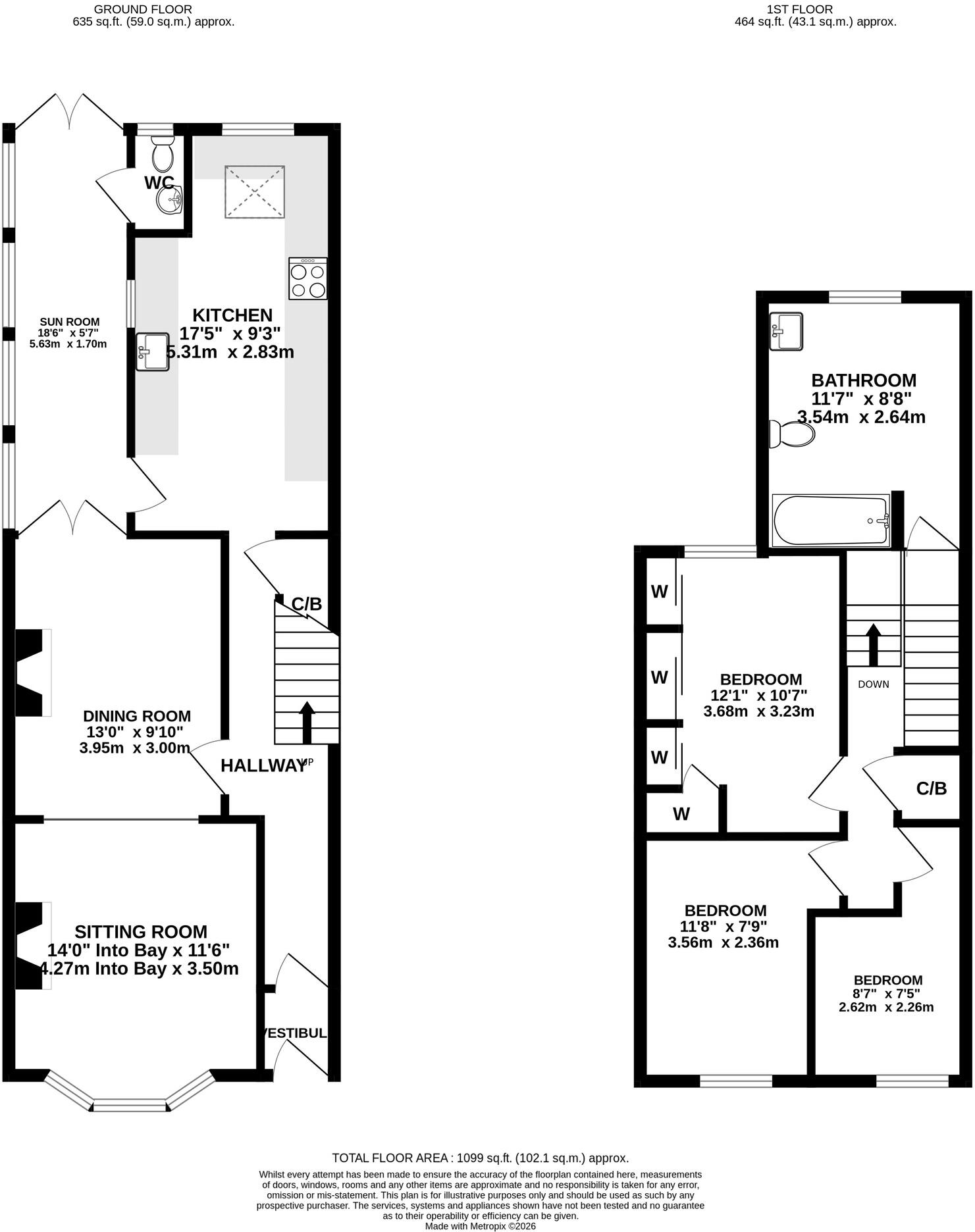 Vestry Road, Street floorplan