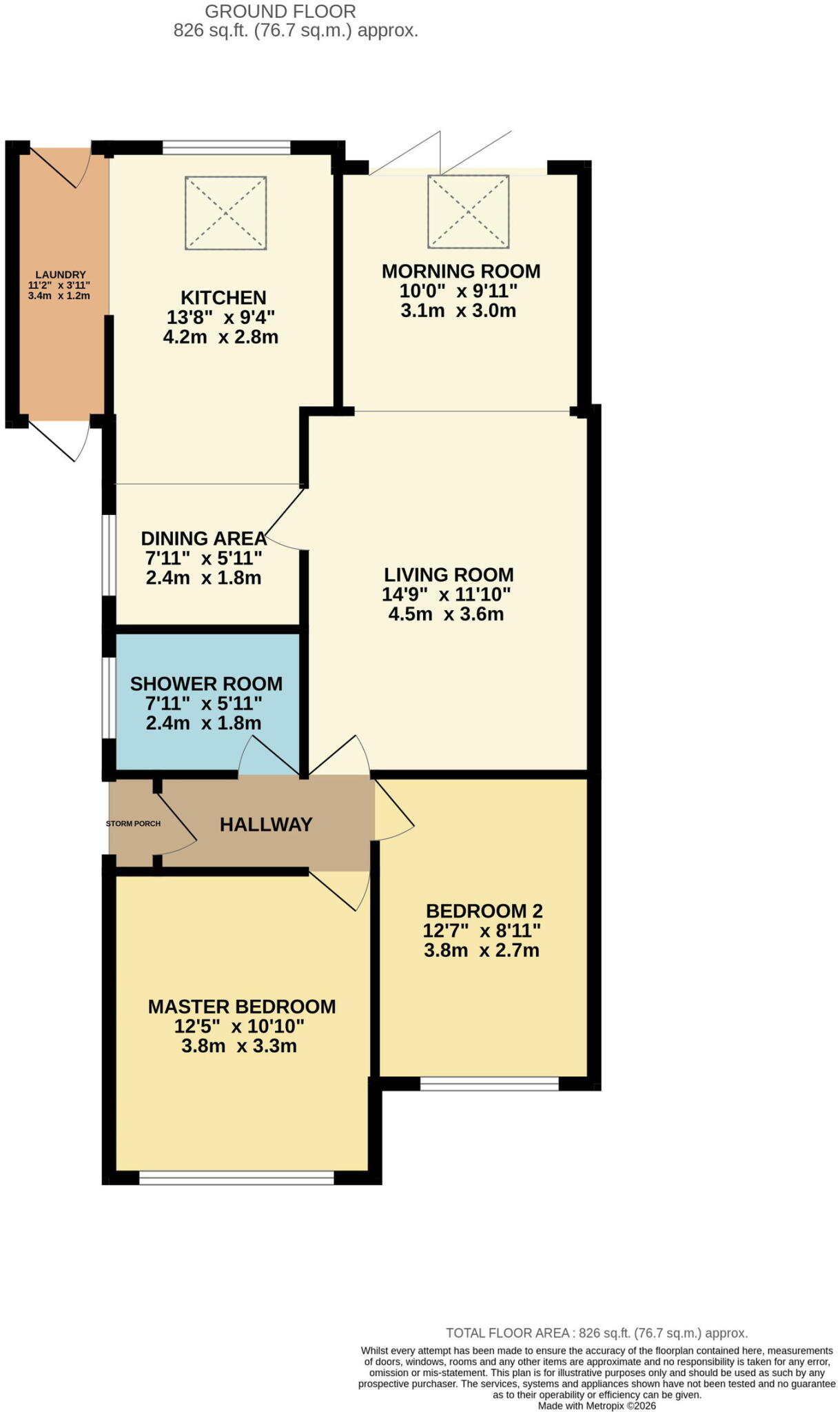 Low Wood Road, Dane Bank, Denton, Manchester, M34 2PE floorplan