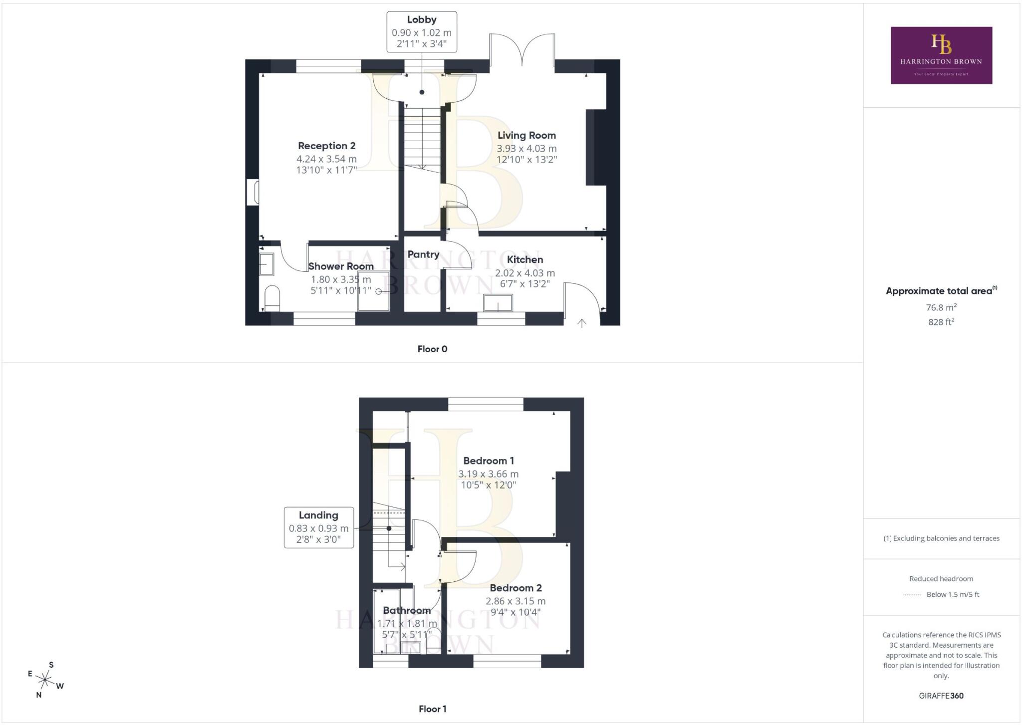 Oak Terrace, Leadgate floorplan