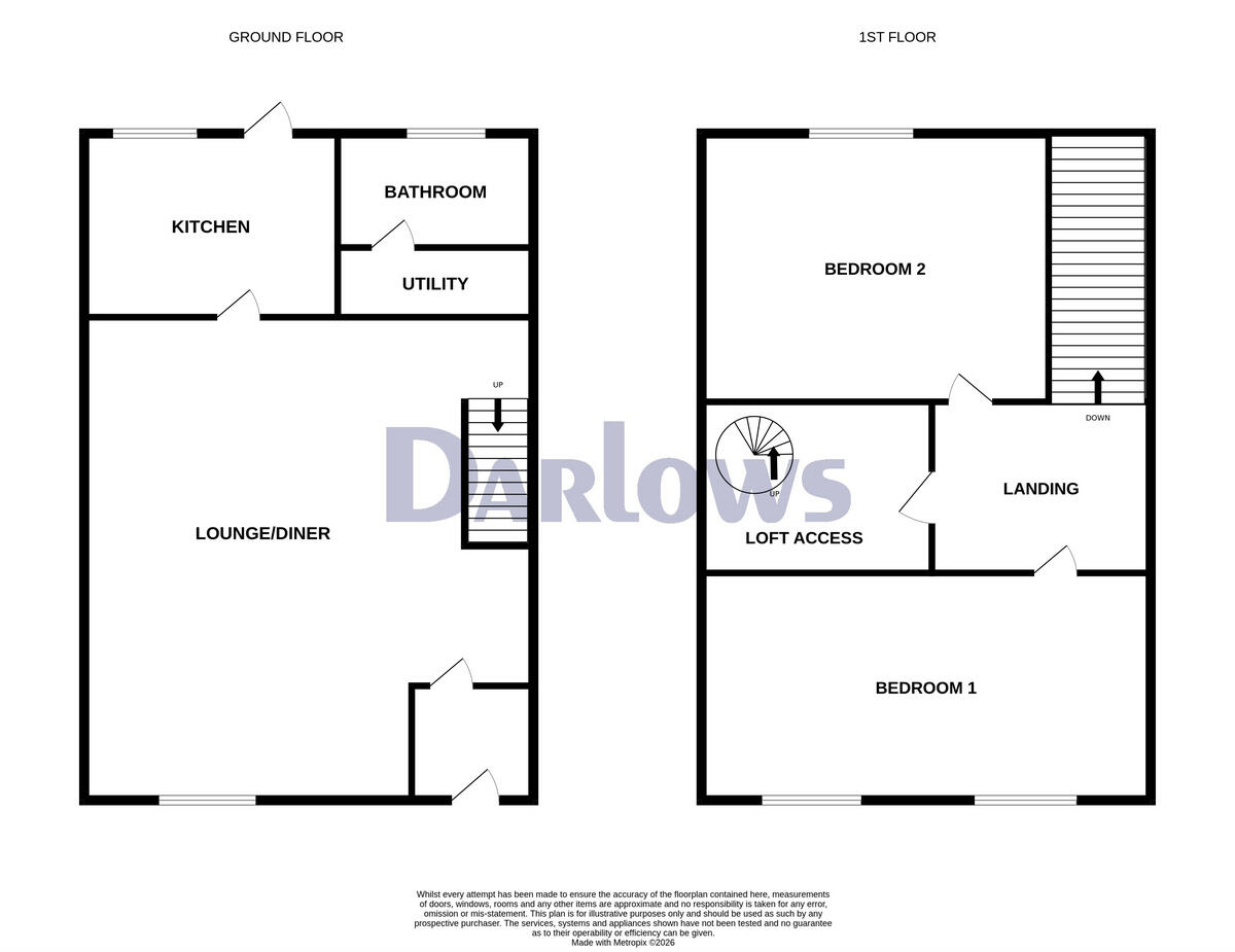 Whitworth Terrace, Tredegar floorplan