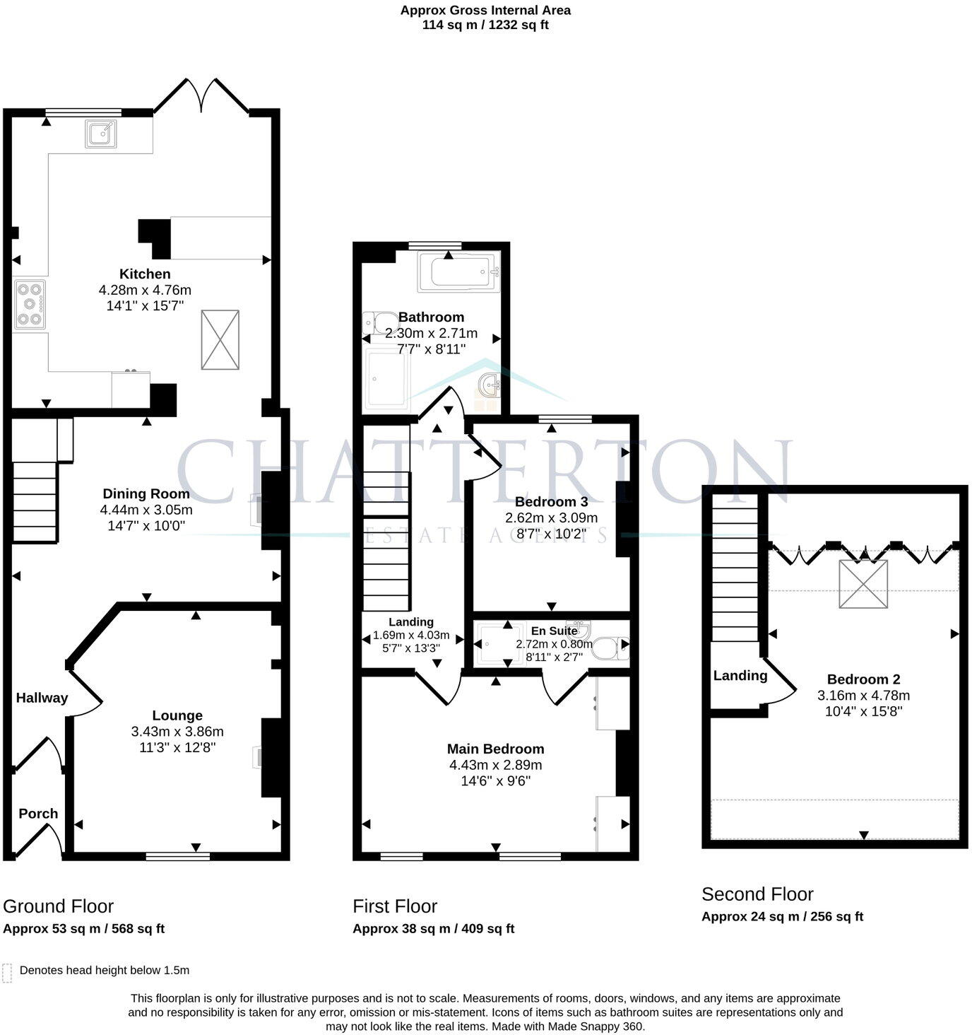 Willersey Road, Badsey, WR11 7HB floorplan