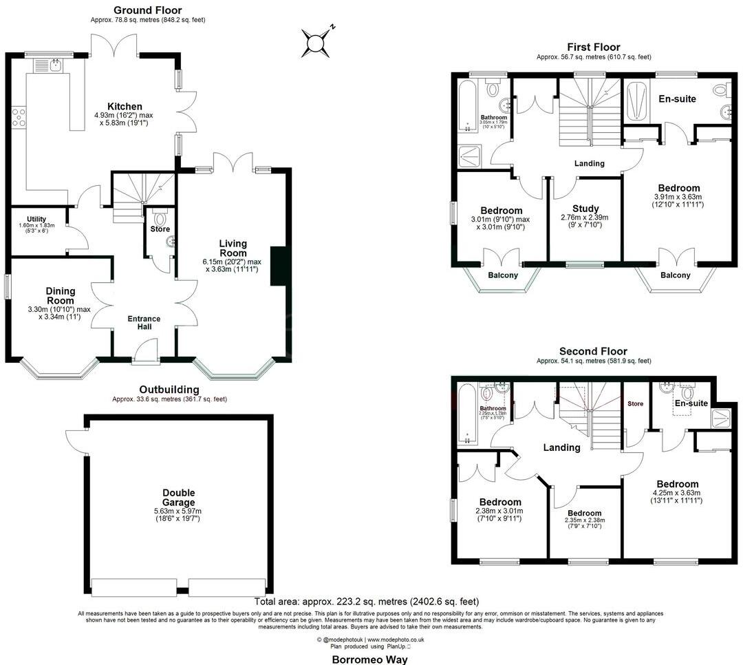 Borromeo Way, Brentwood, CM14 floorplan