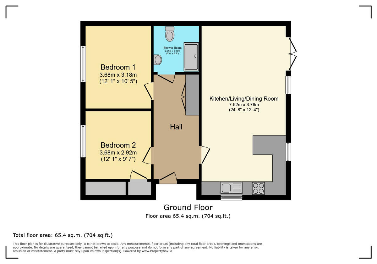 Meadows Way, Freshwater, PO40 floorplan