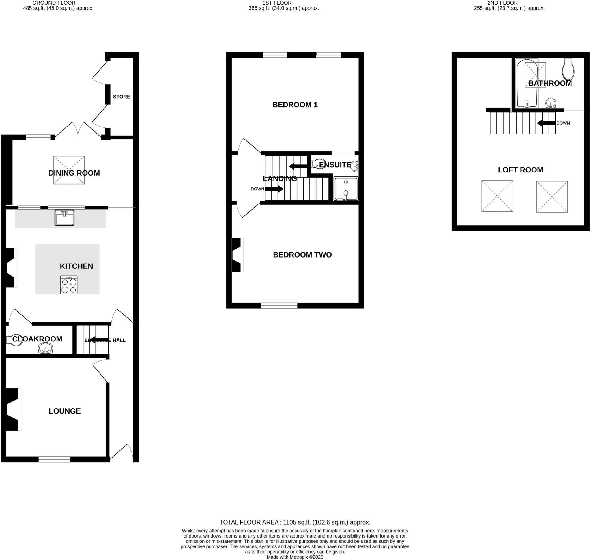 Victoria Avenue, Chard, Somerset, TA20 floorplan