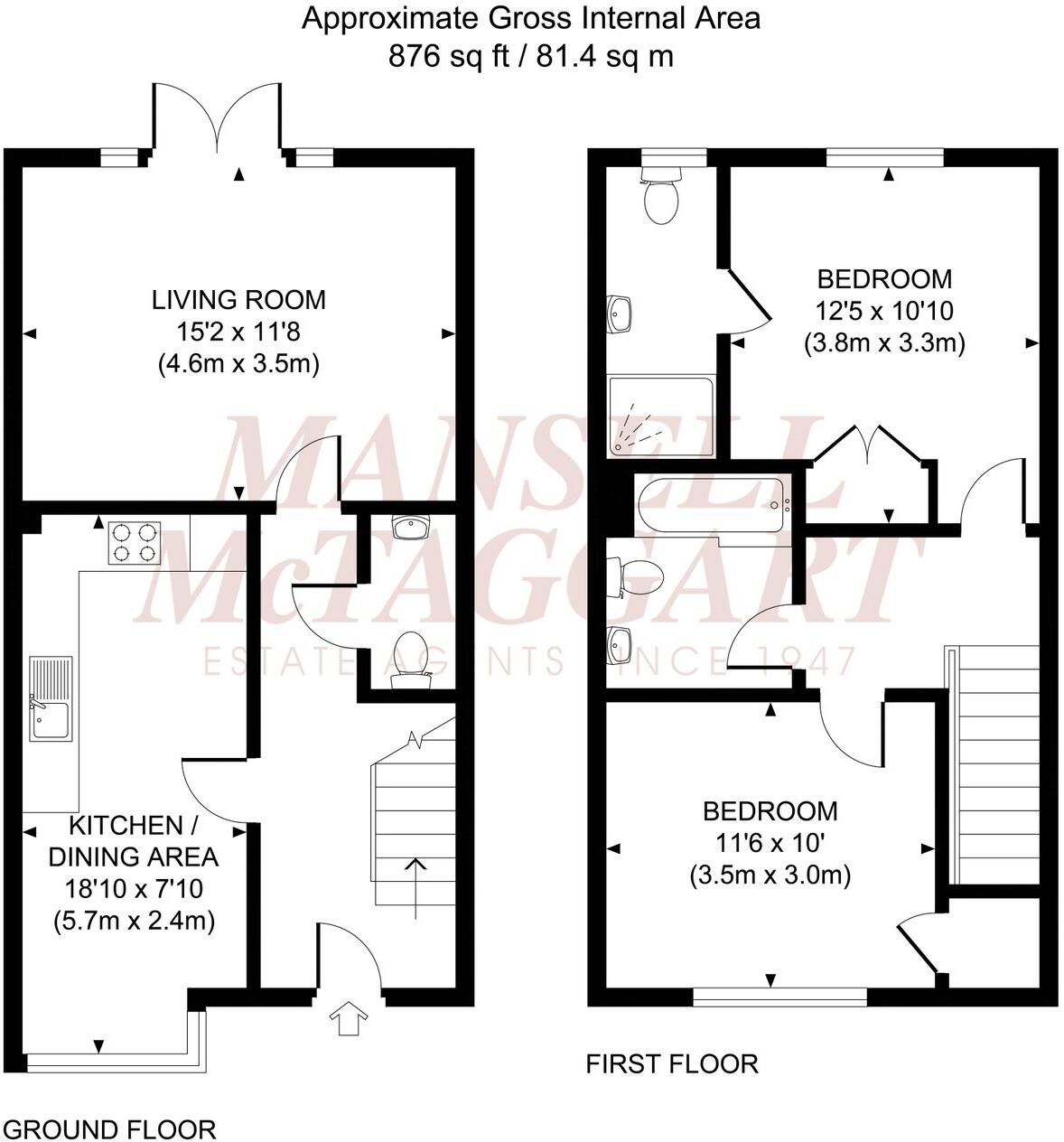 Beacon Crescent, Burgess Hill, RH15 floorplan