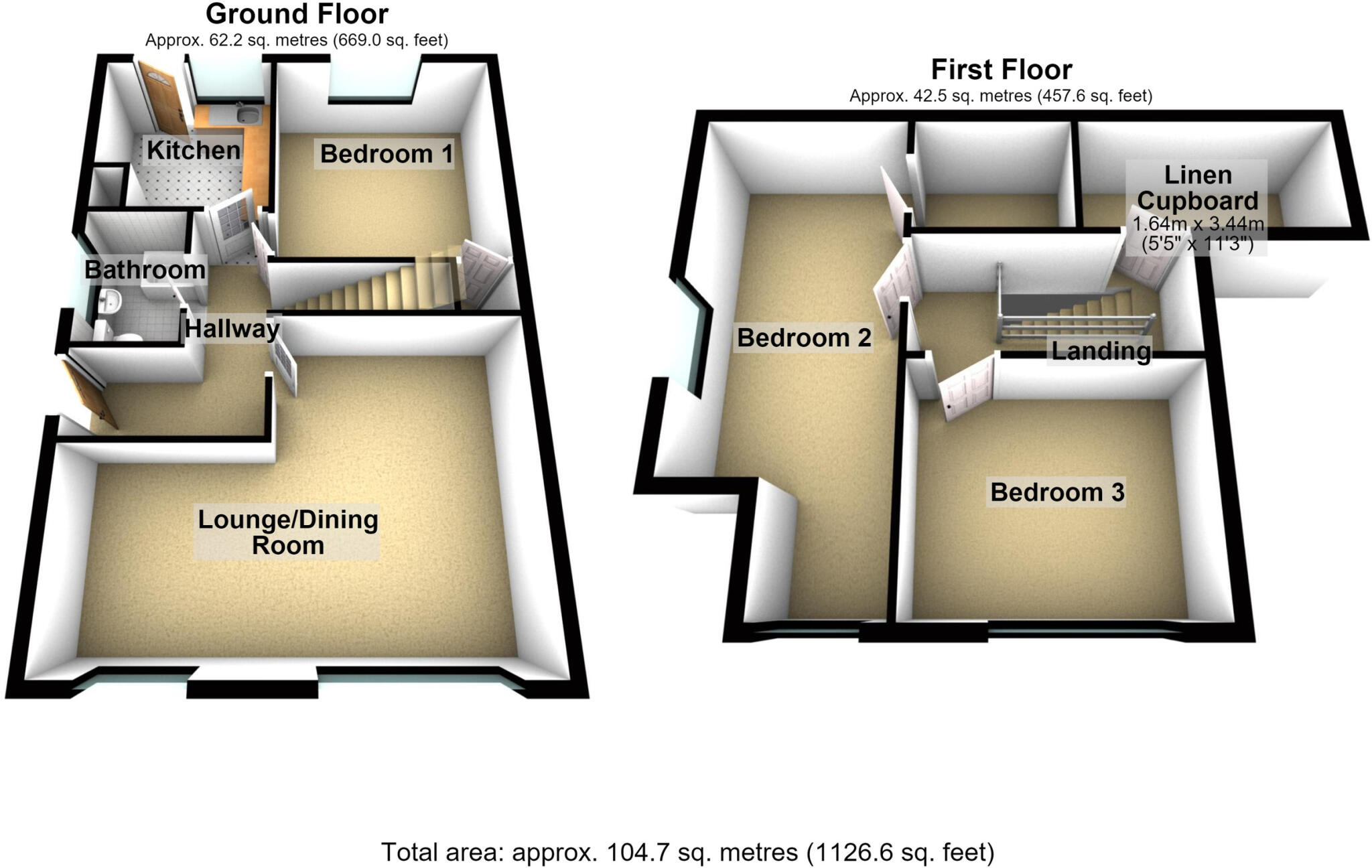 St. Davids Close, Heolgerrig, Merthyr Tydfil, Merthyr Tydfil floorplan