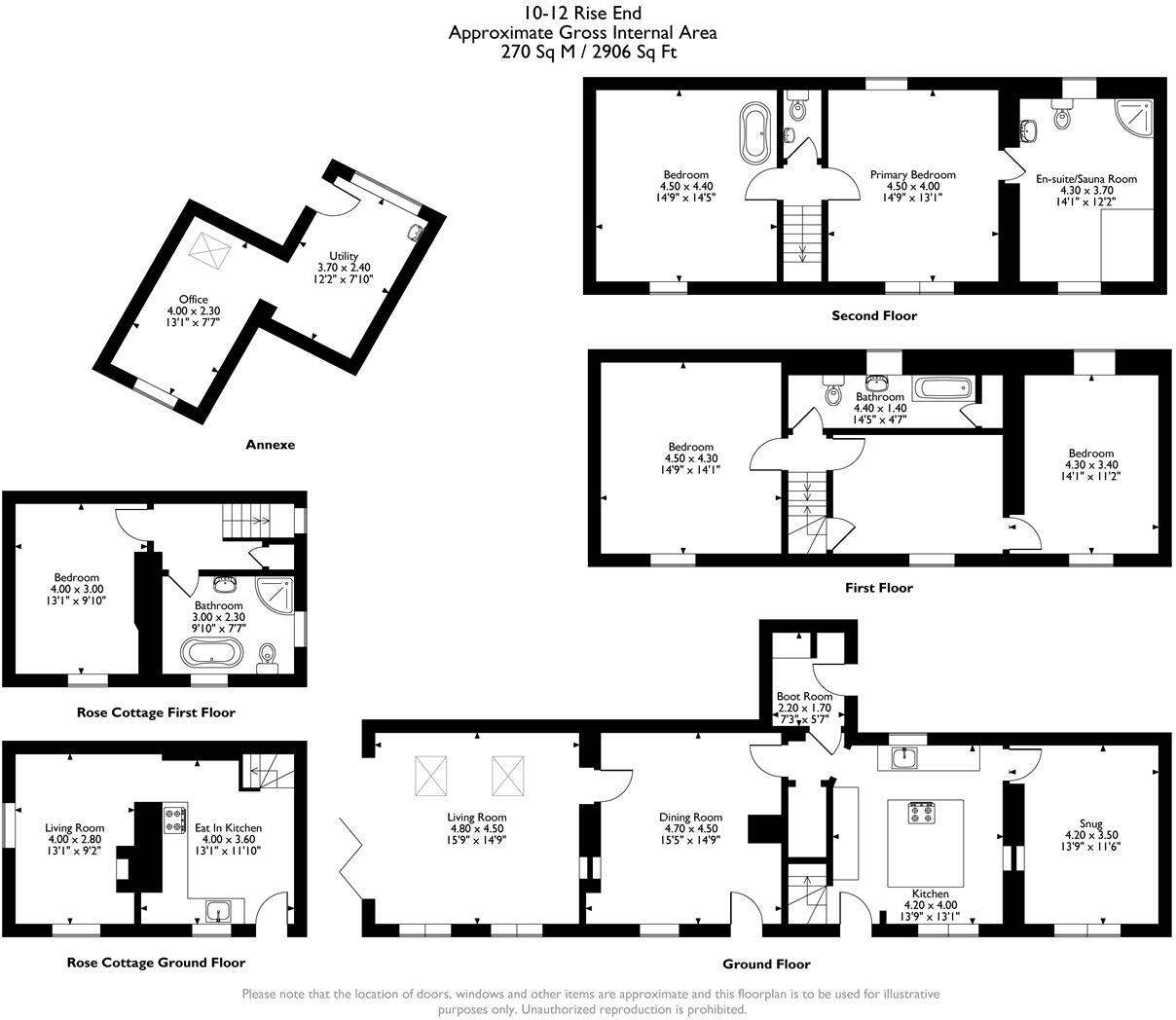 Rise End, Middleton, Matlock floorplan