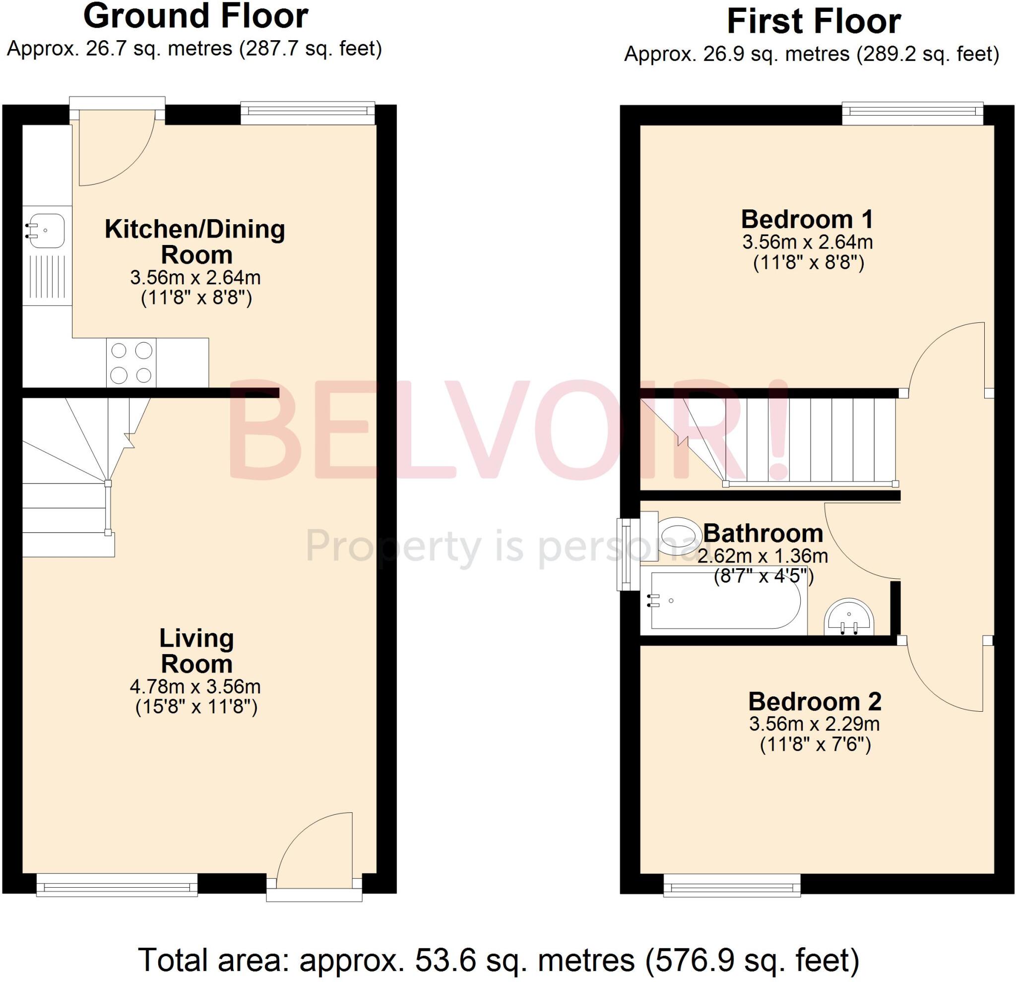 Danestone Close, Middleleaze, Swindon, SN5 floorplan