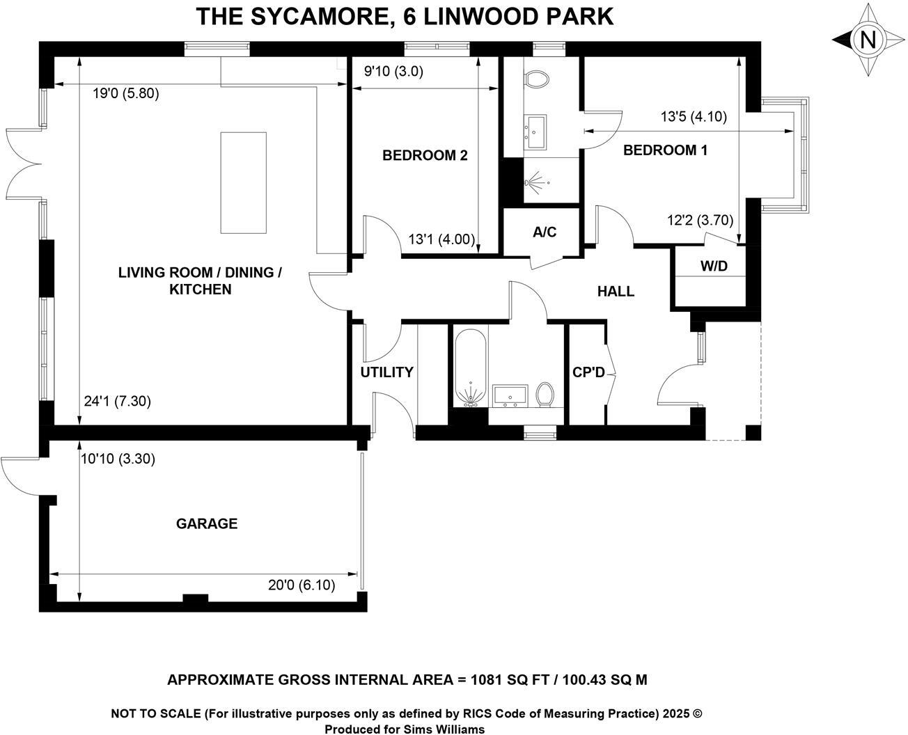 6 Linwood Park, Fontwell floorplan