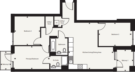 Carlton Vale
London
NW6 5HH floorplan