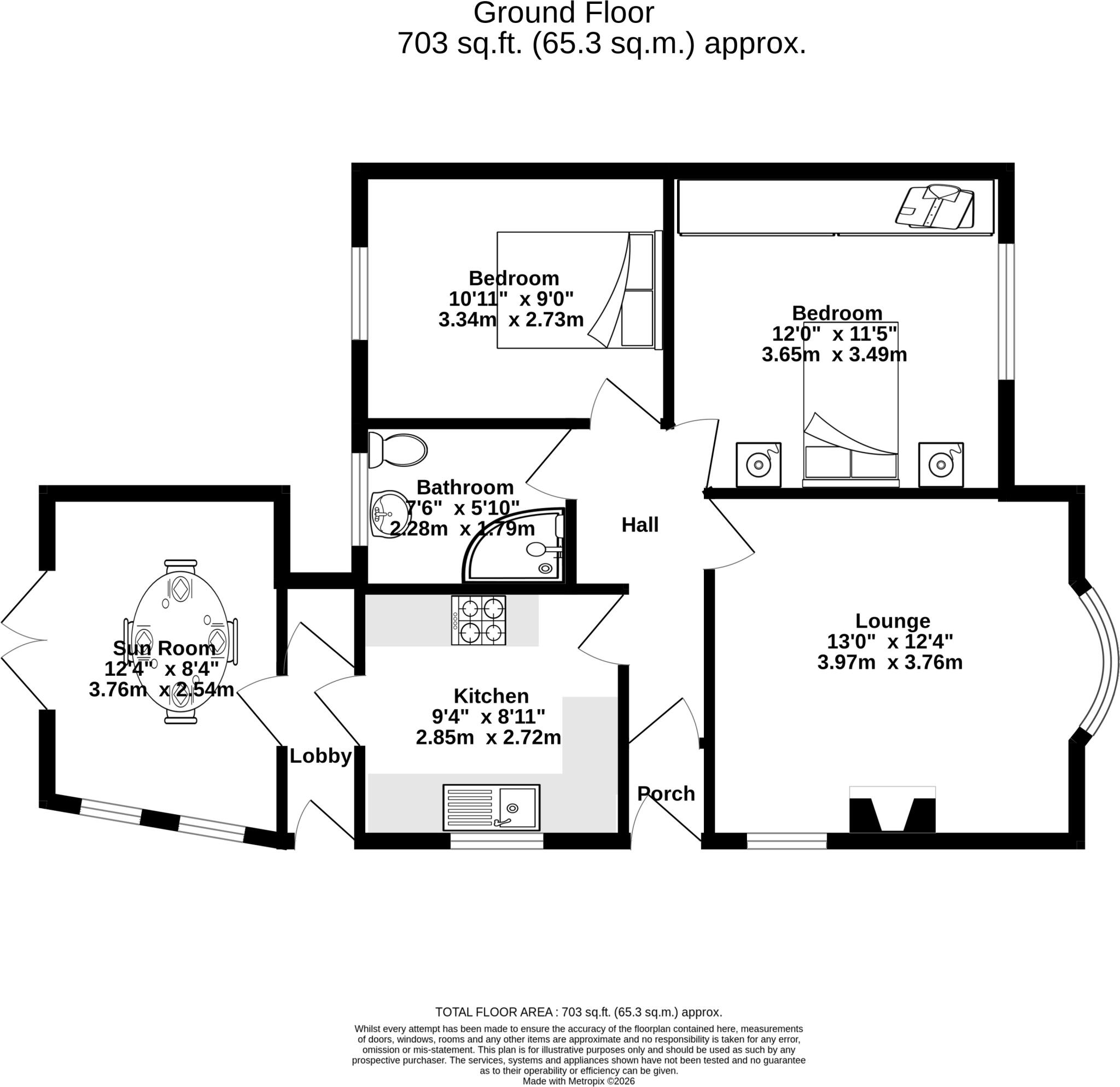 Oakwood Road, Stockport, SK6 floorplan