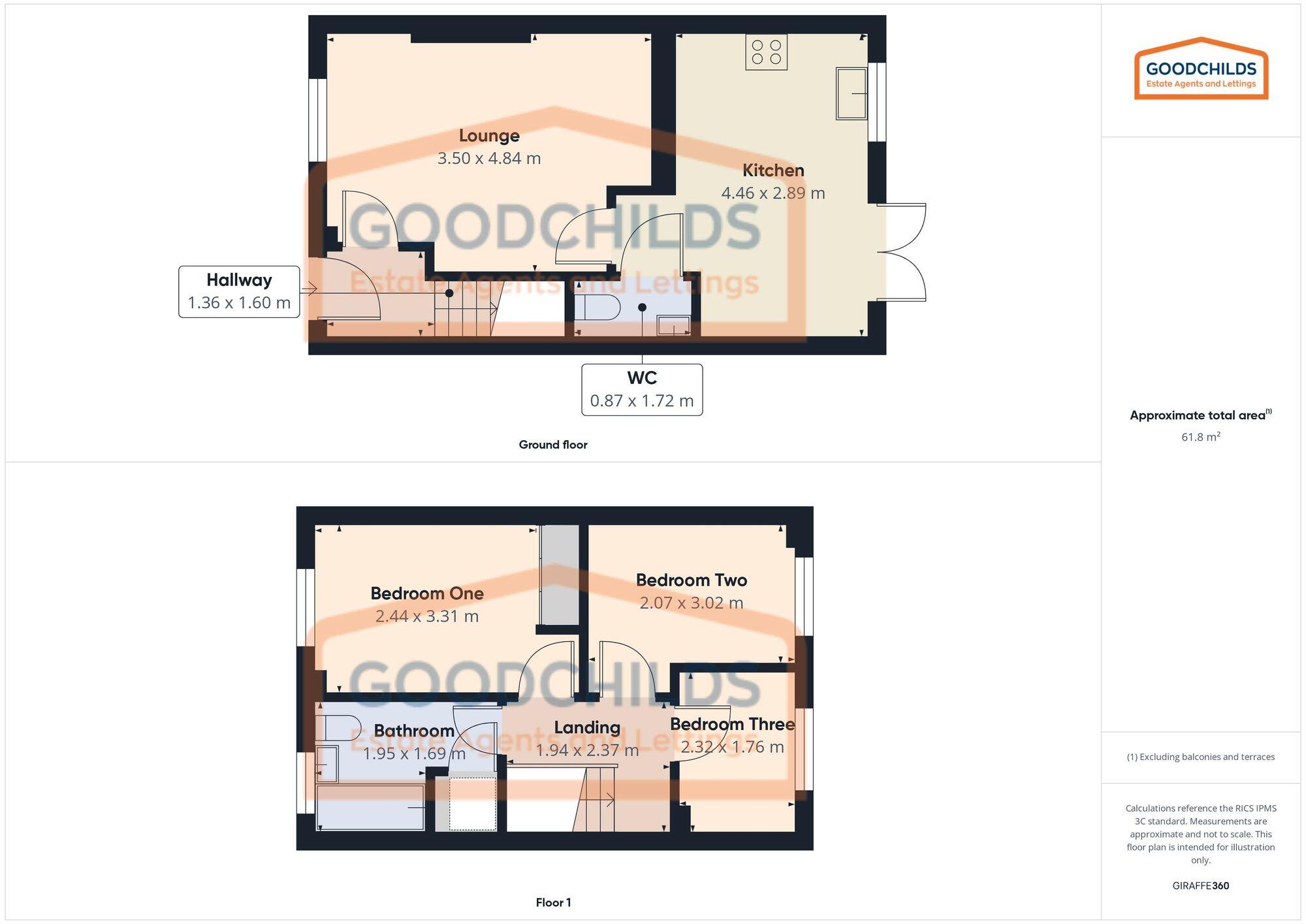 Lichfield Road, Walsall Wood, WS9 floorplan