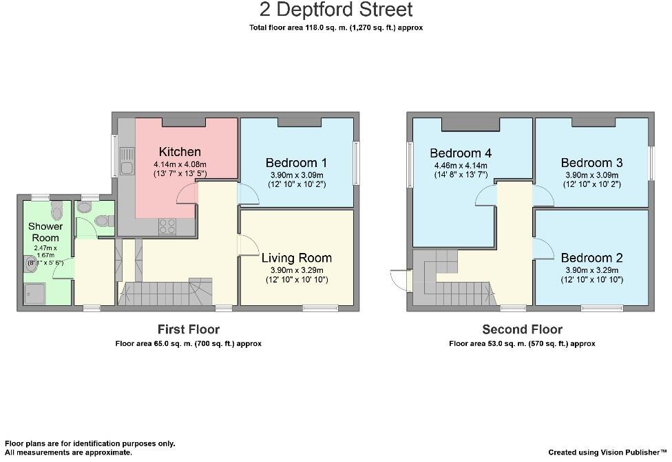 Deptford place, North Hill, Plymouth floorplan