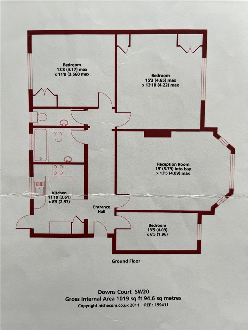 The Downs, Wimbledon floorplan