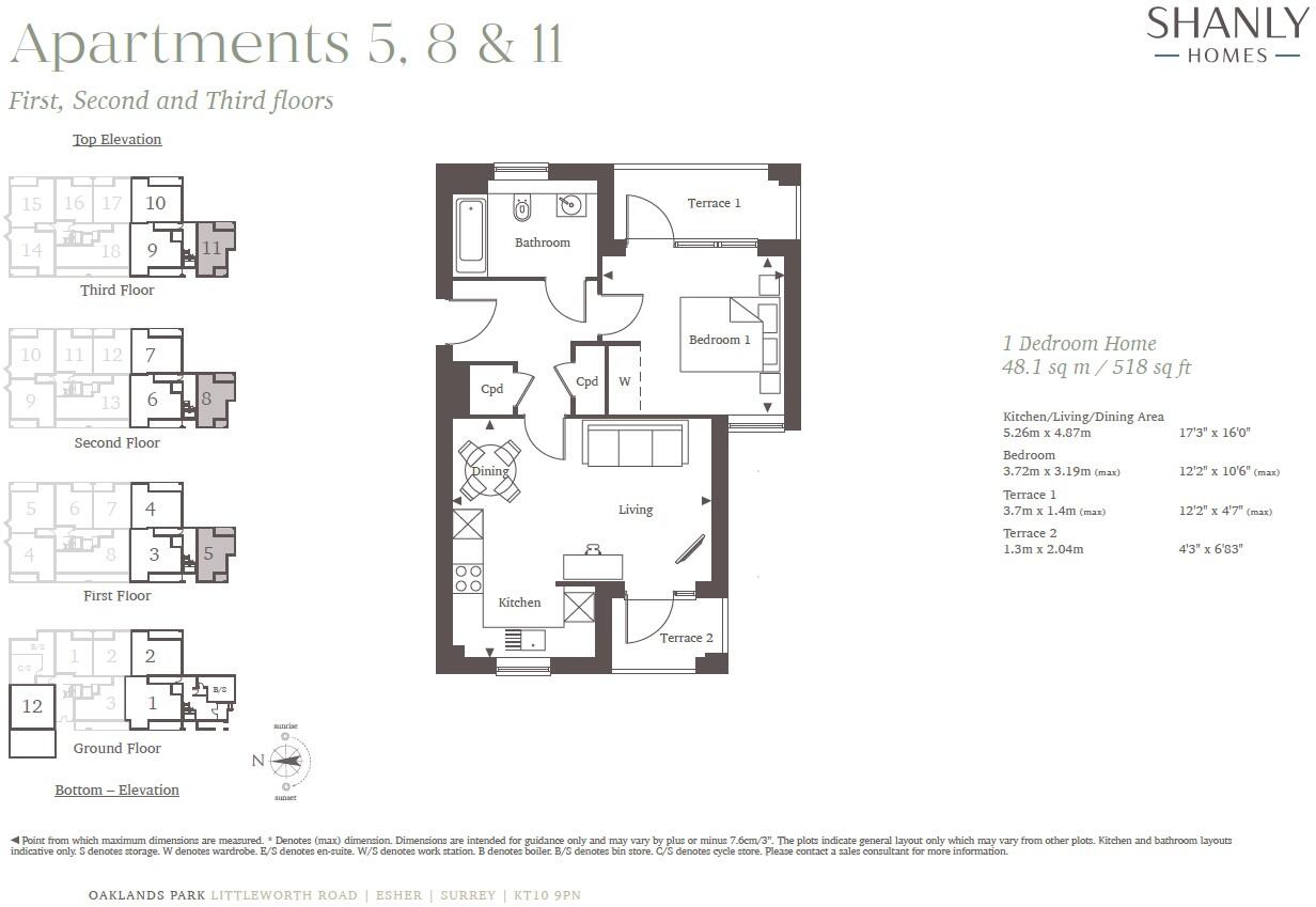 Willowside House, Oaklands Park, Esher floorplan