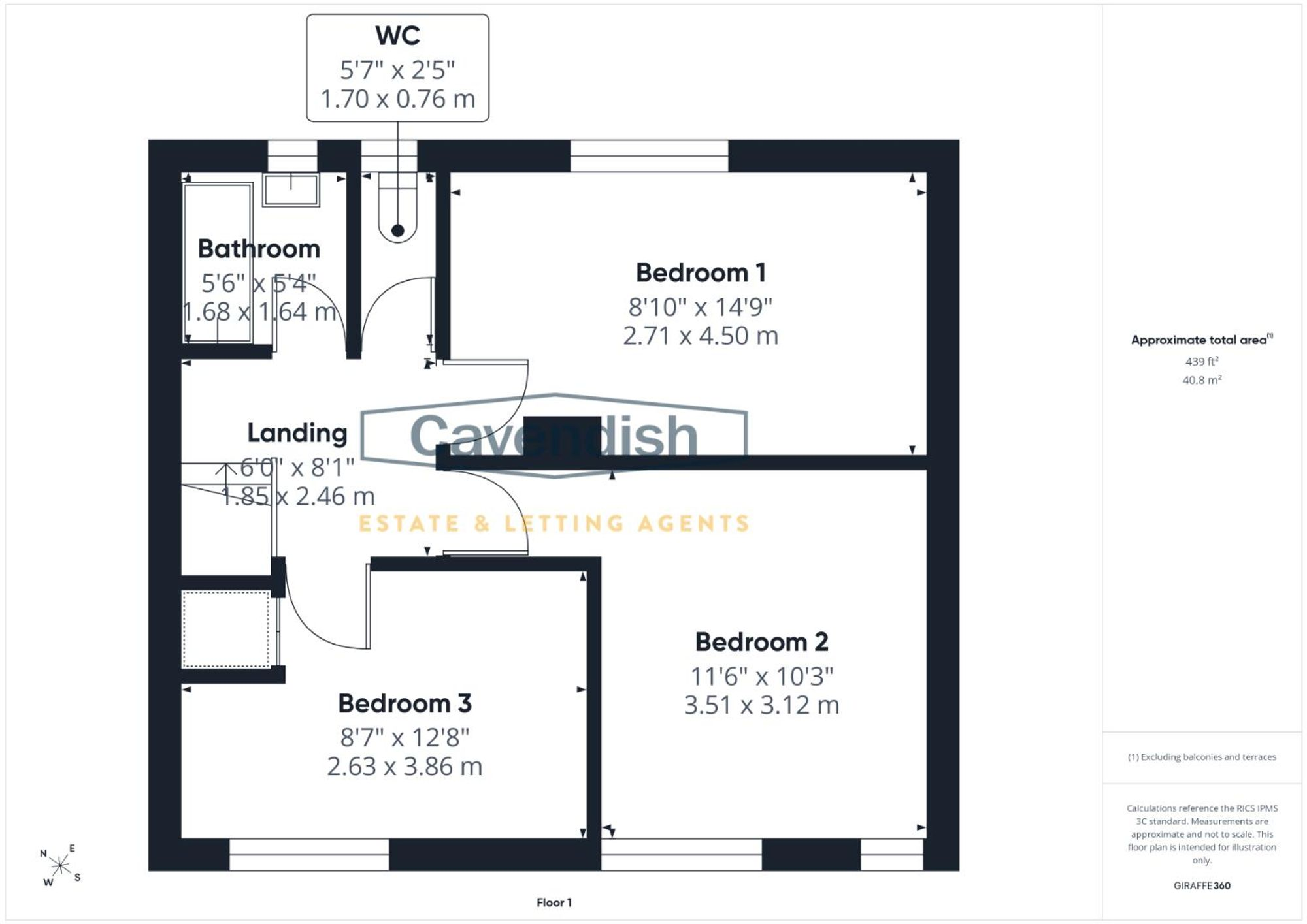 Dukesway, Upton, CH2 floorplan