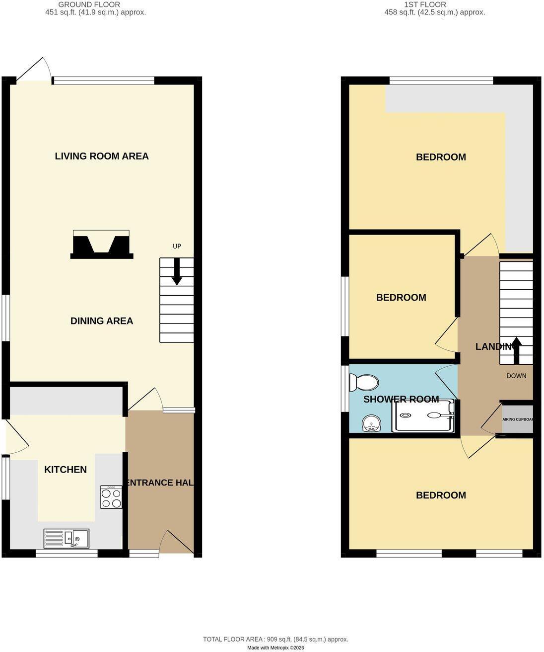 Tudor Road, Eastwood, Leigh-on-Sea, SS9 floorplan