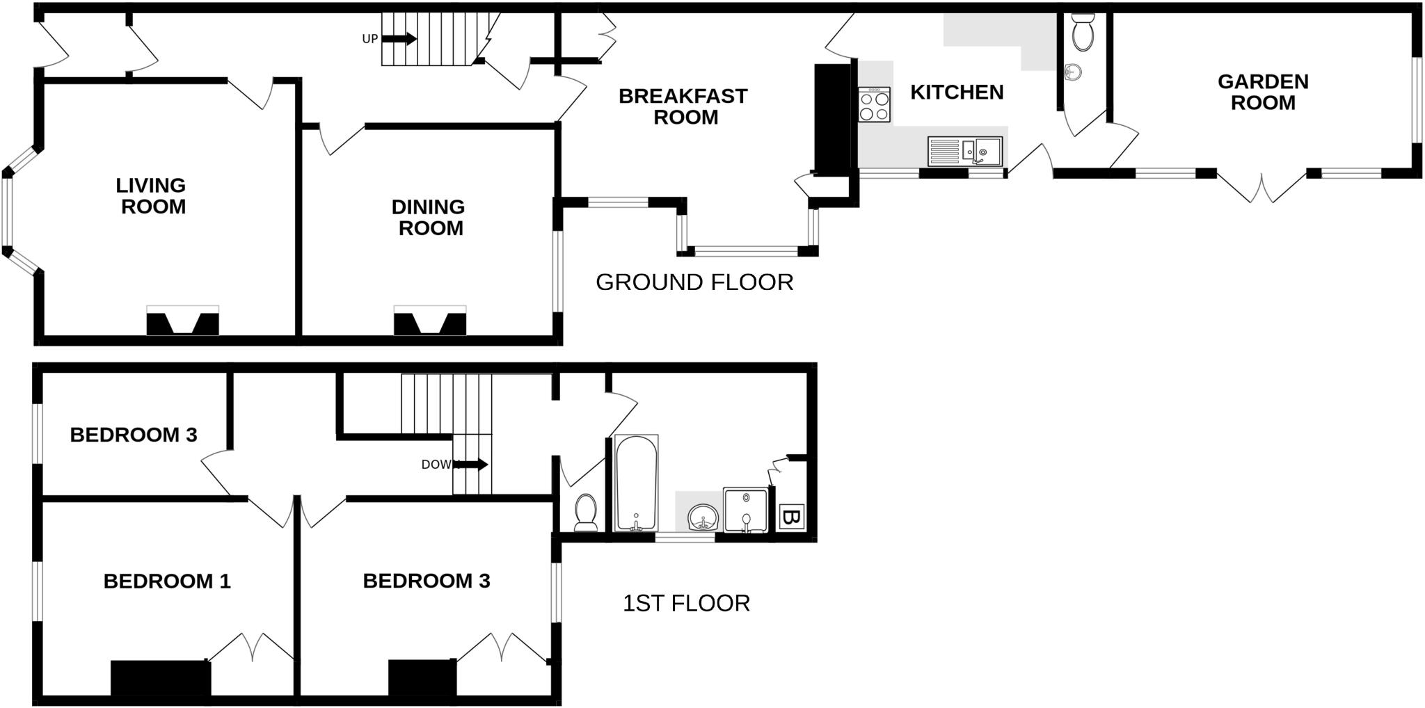 14 Etterby Street, Carlisle, Cumbria floorplan