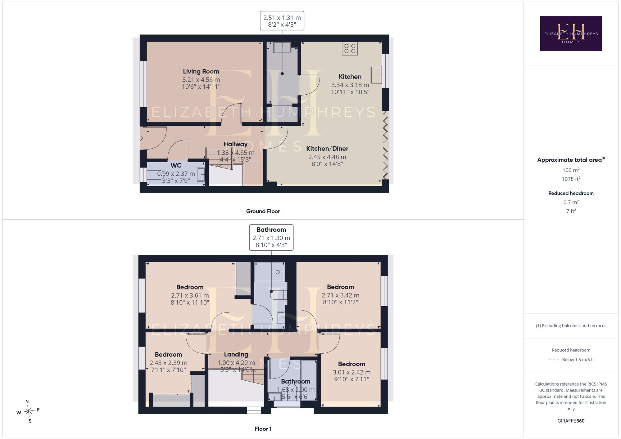 Hedgehope Drive, Kingsmead, NE71 floorplan