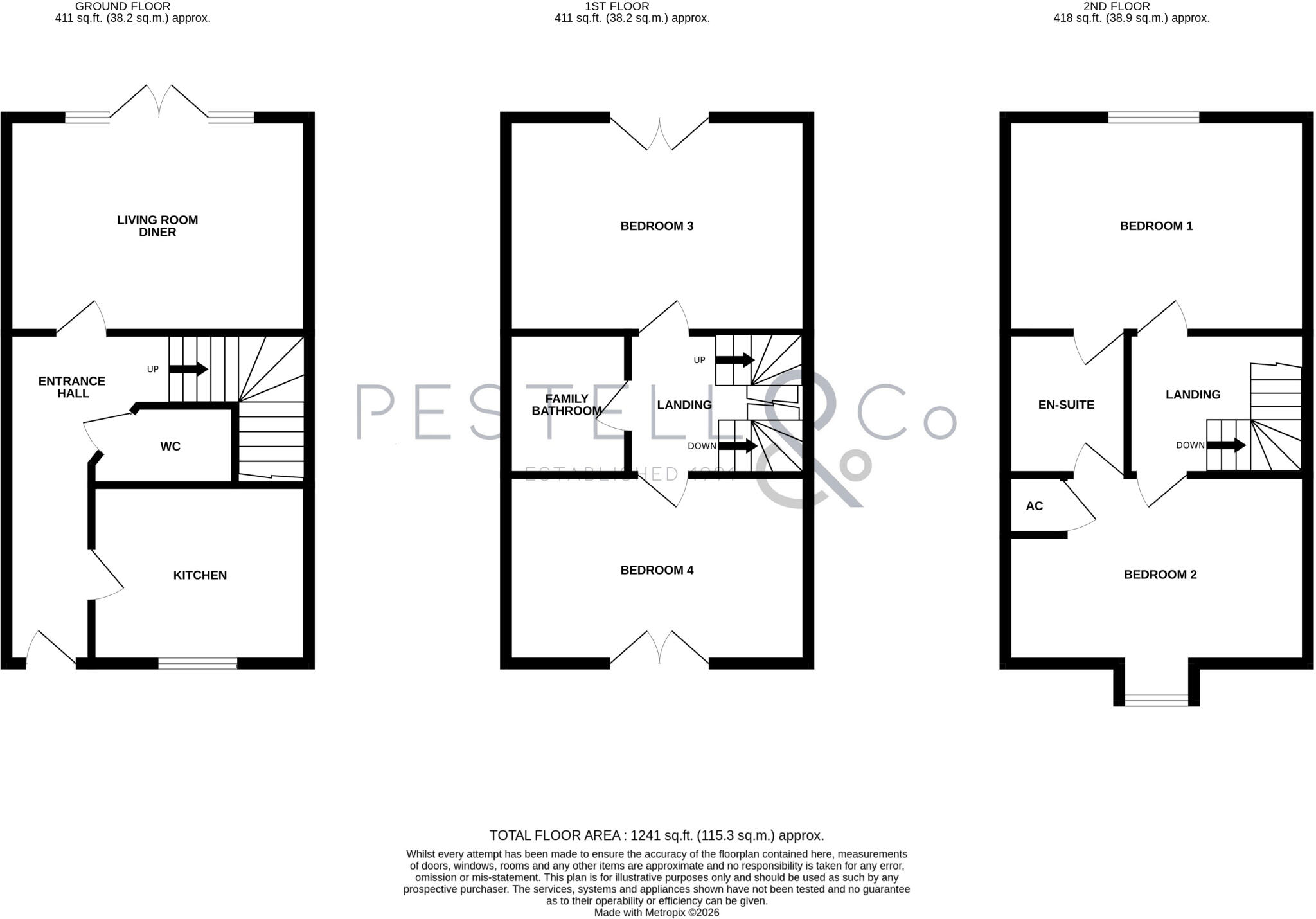 Elm Road, Woodlands Park floorplan
