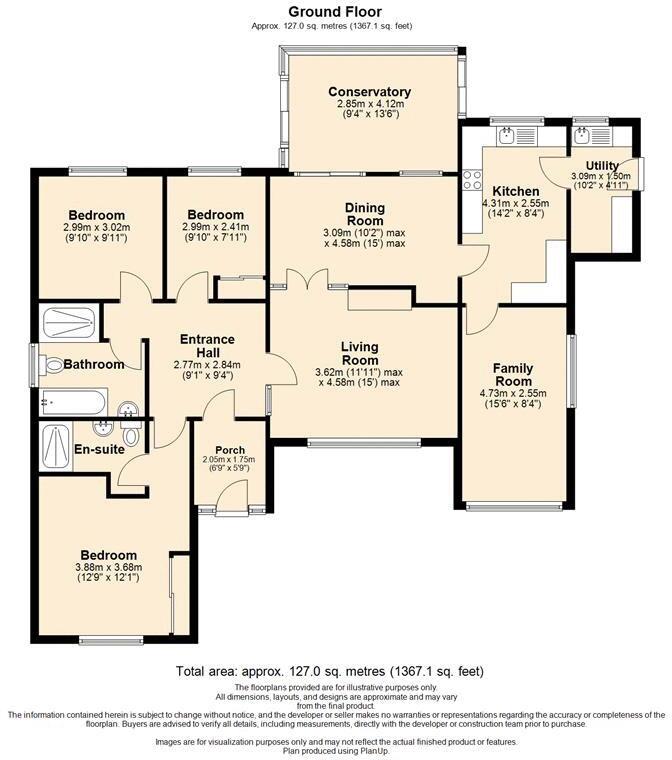 Forester Avenue, Much Wenlock floorplan