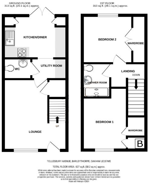 Tollesbury Avenue, Barleythorpe floorplan