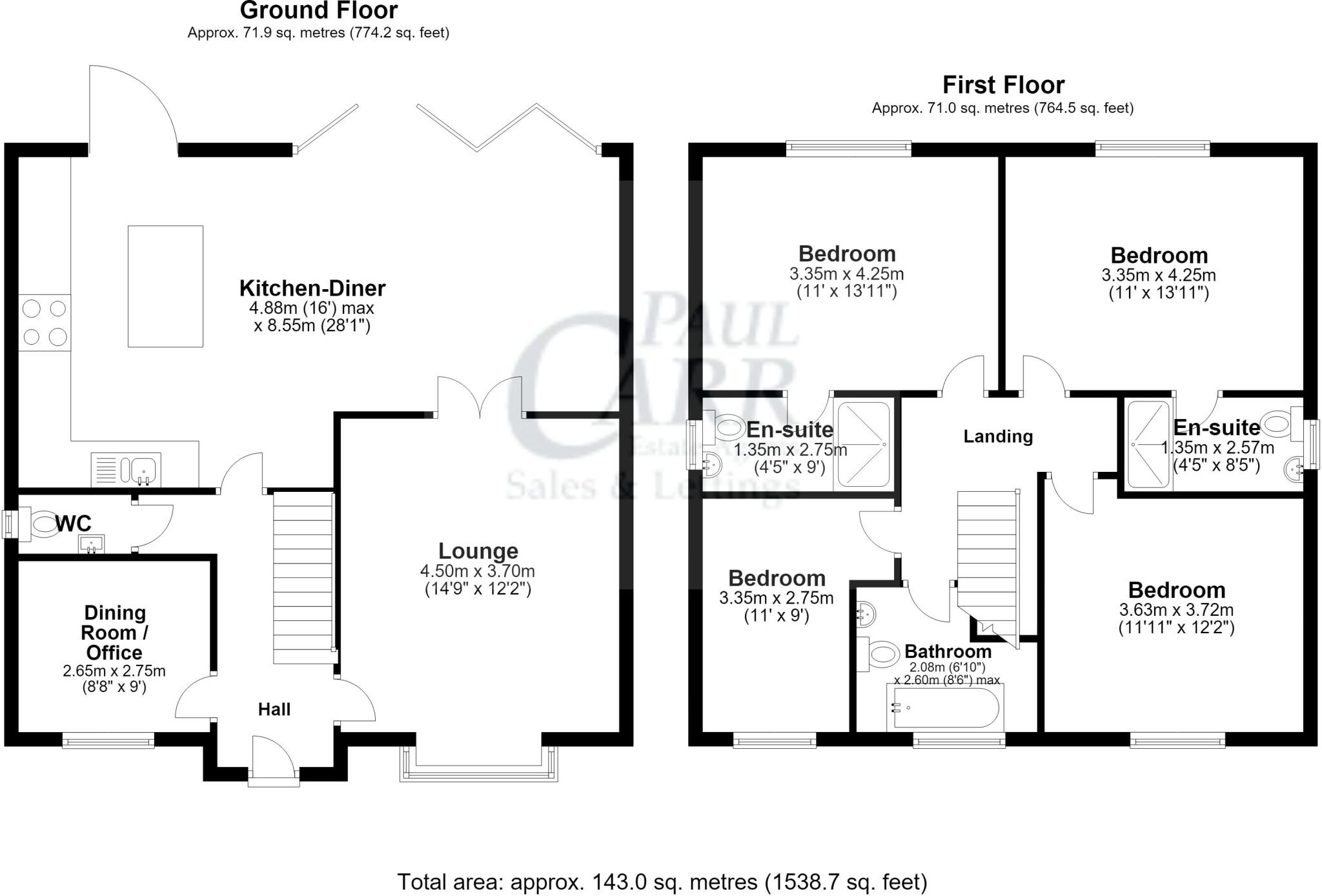Rawnsley Road, Hednesford floorplan