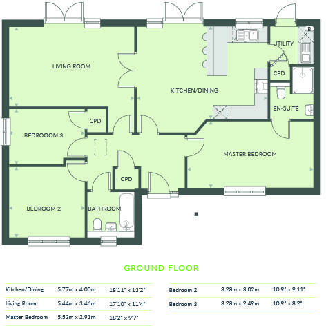 Little Orchard, Tavistock, Devon floorplan