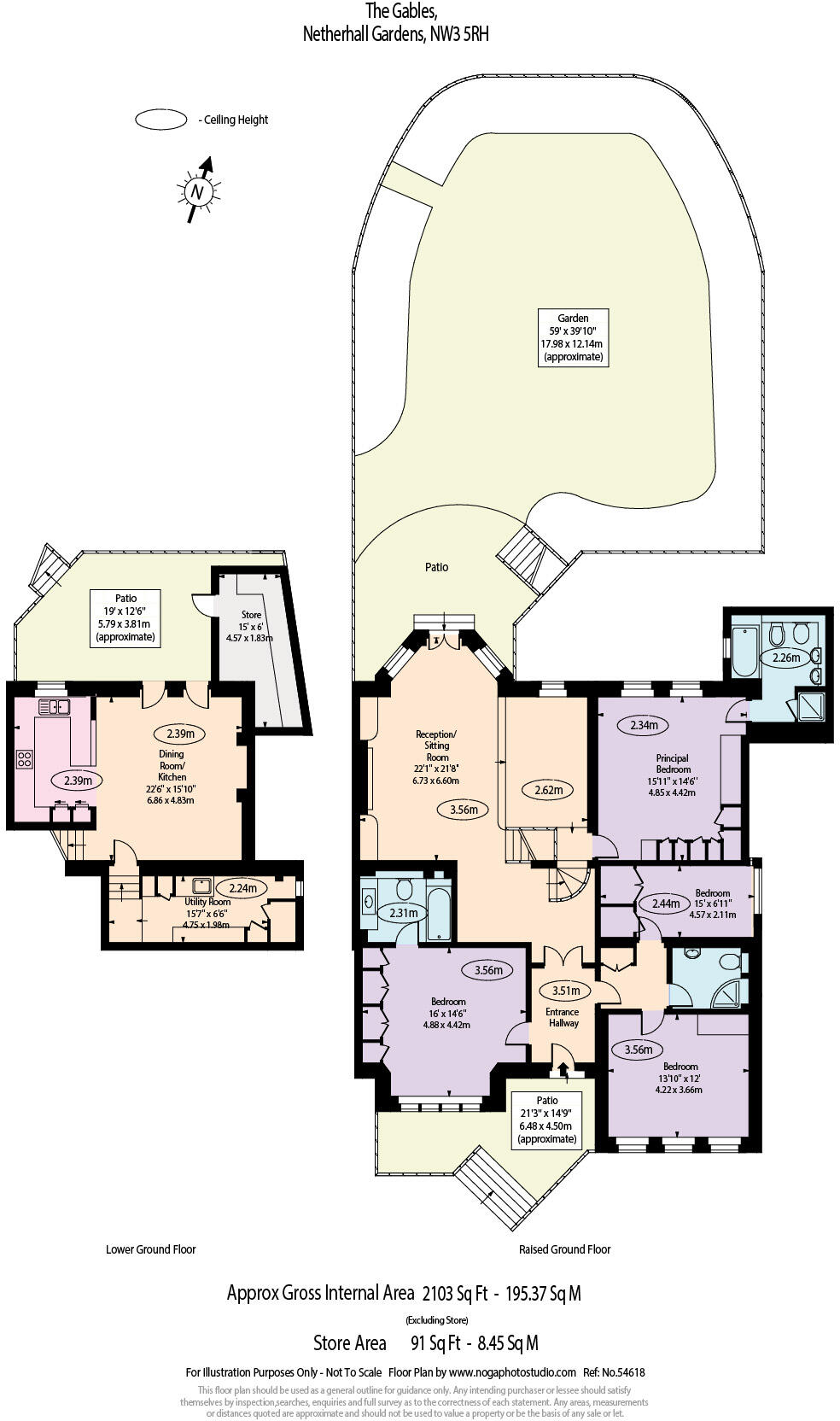 Netherhall Gardens, London, NW3 floorplan