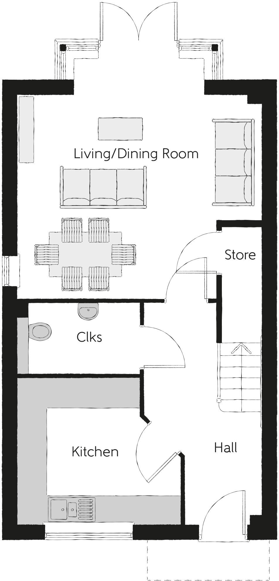 Stoke Albany Road,
NN14 2SR floorplan