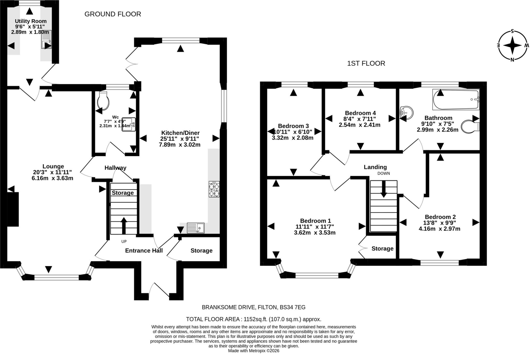 Branksome Drive, Filton, Bristol floorplan