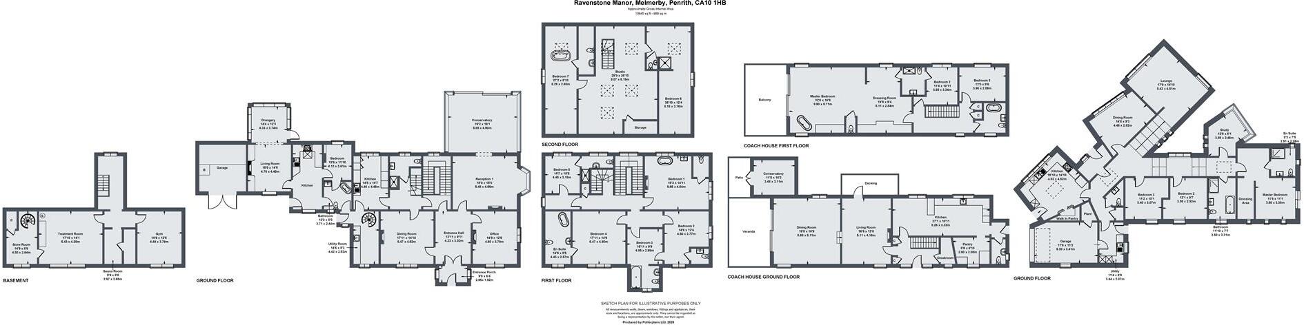 Ravenstone Manor, Melmerby, Penrith, CA10 1HB floorplan