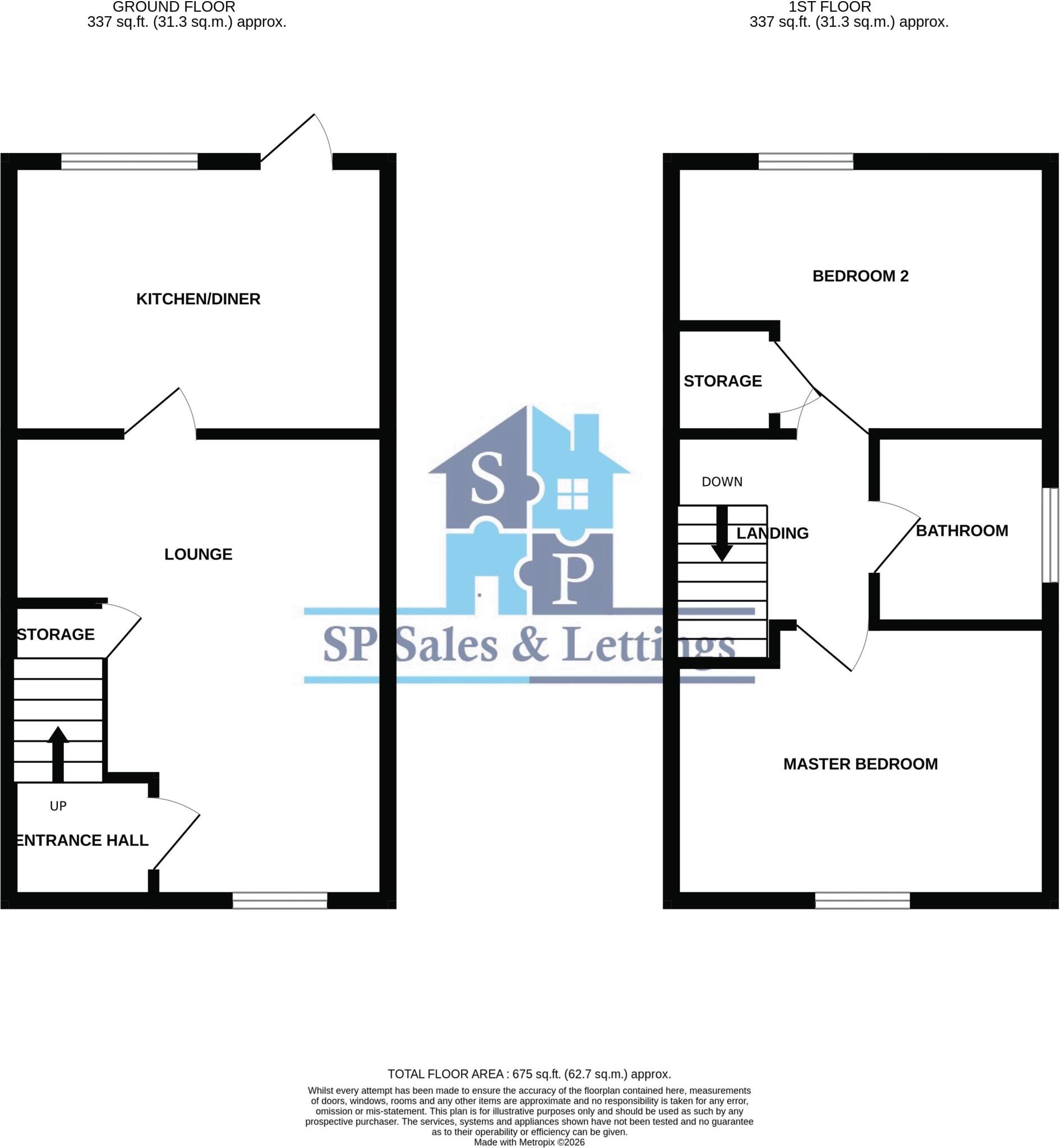Spring Lane, Shepshed floorplan