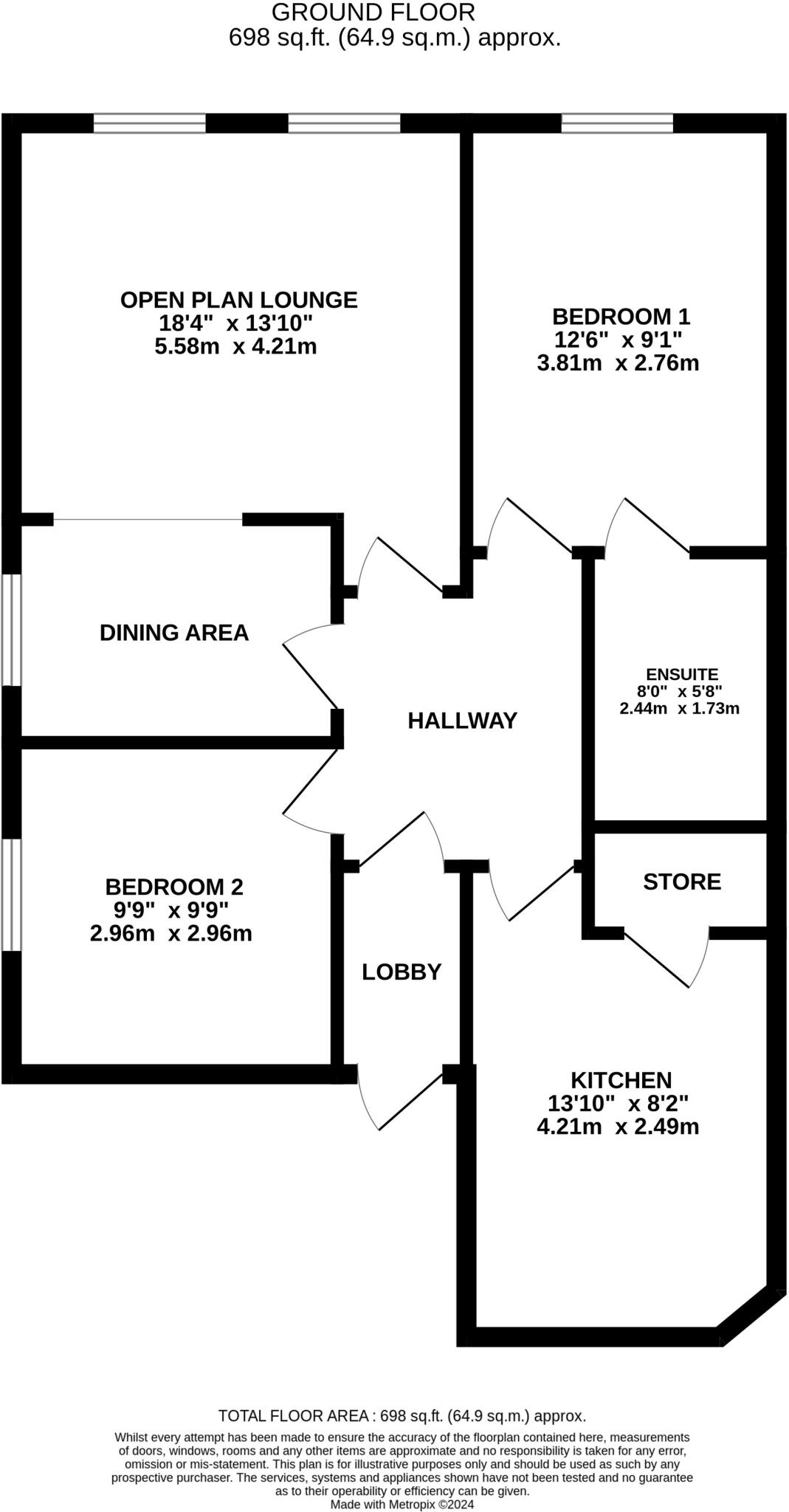 Furleys Wharf, Gainsborough, Lincolnshire, DN21 floorplan