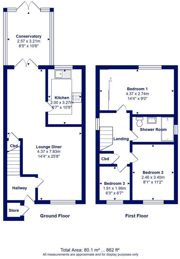 Comet Way, Mudeford floorplan