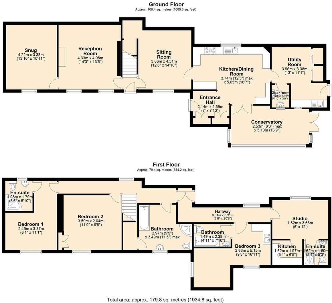Bagshaw Hill, Bakewell floorplan