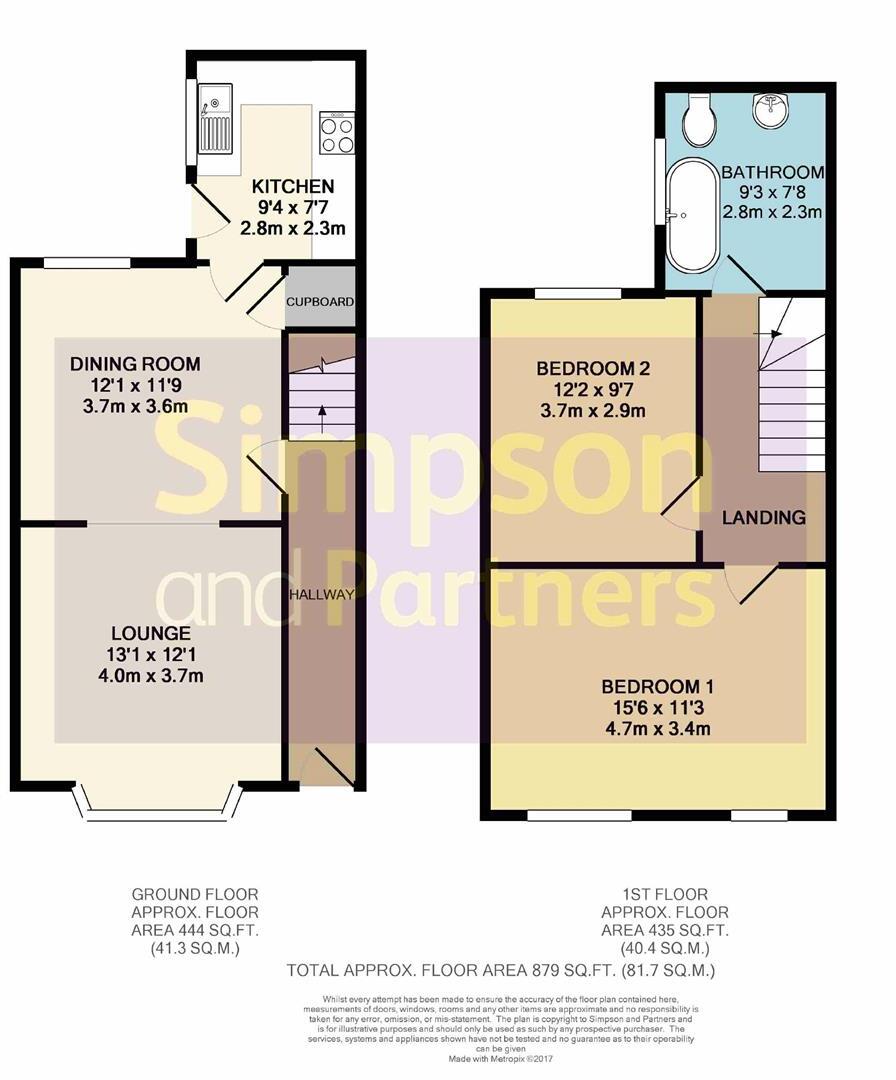 NN9 Hill Street, Raunds floorplan