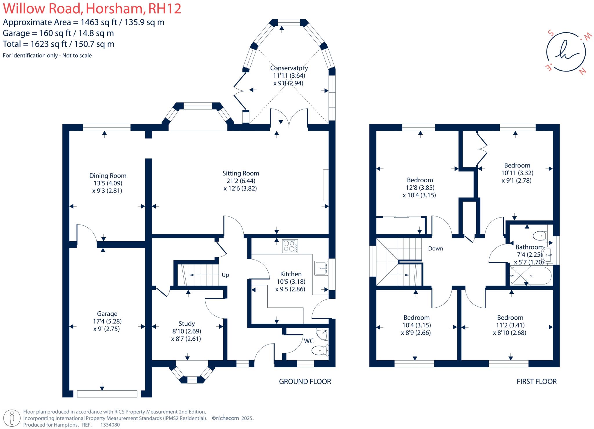 Willow Road, Horsham, RH12 floorplan