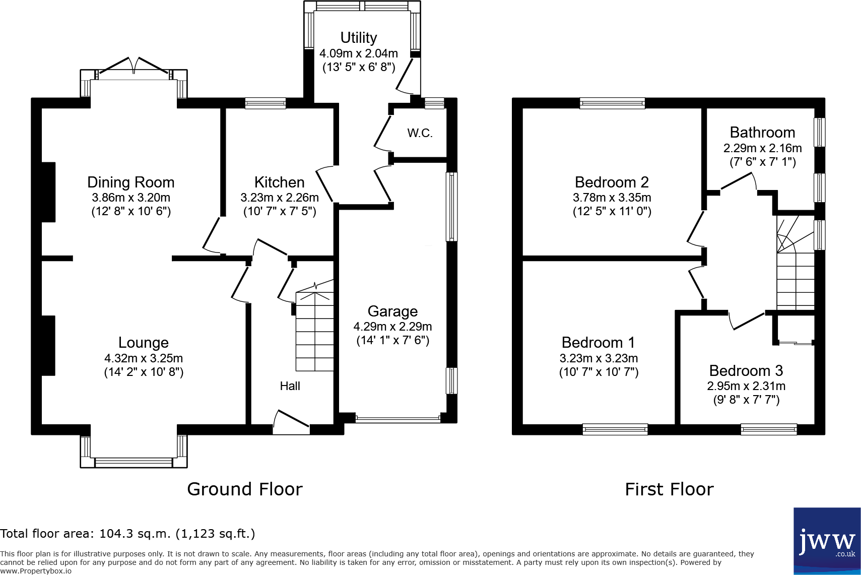 Wesley Gardens, Consett, County Durham, DH8 floorplan