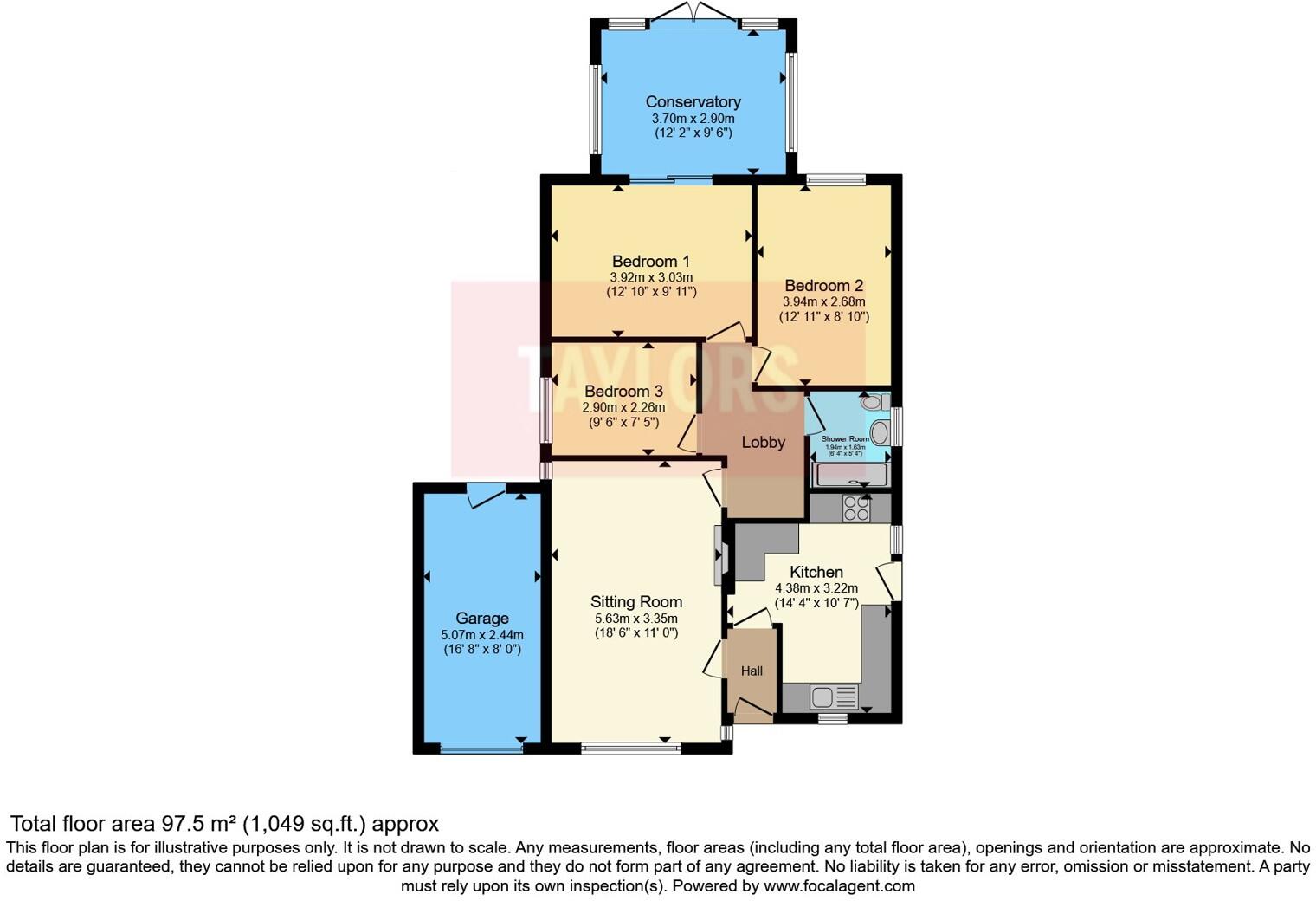 Ancil Avenue, Launton, Bicester, Oxfordshire, OX26 floorplan