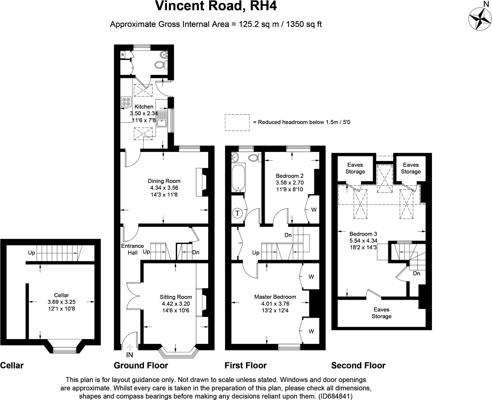 Vincent Road, Dorking floorplan