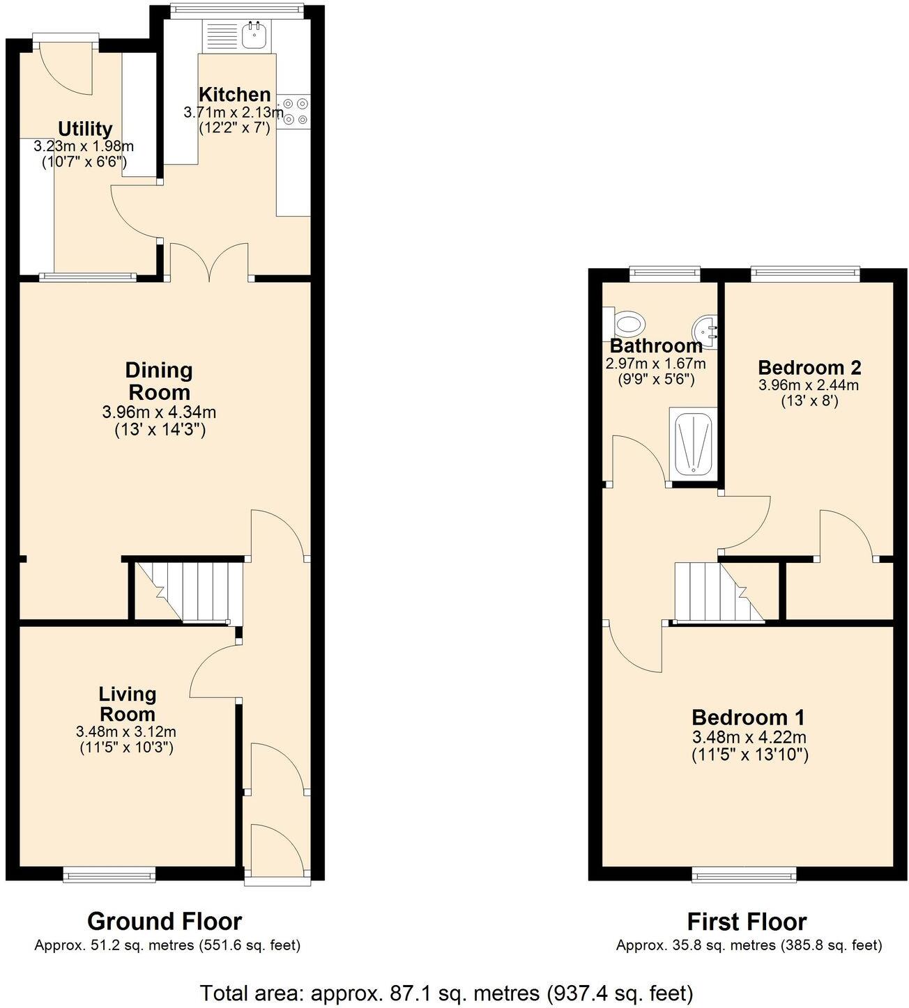 Hornby Street, Oswaldtwistle, BB5 floorplan