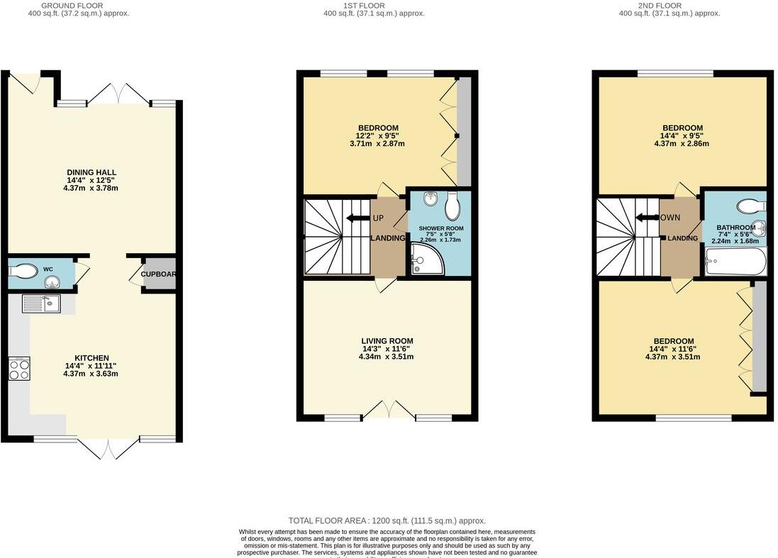 Corve Street, Ludlow, Shropshire floorplan