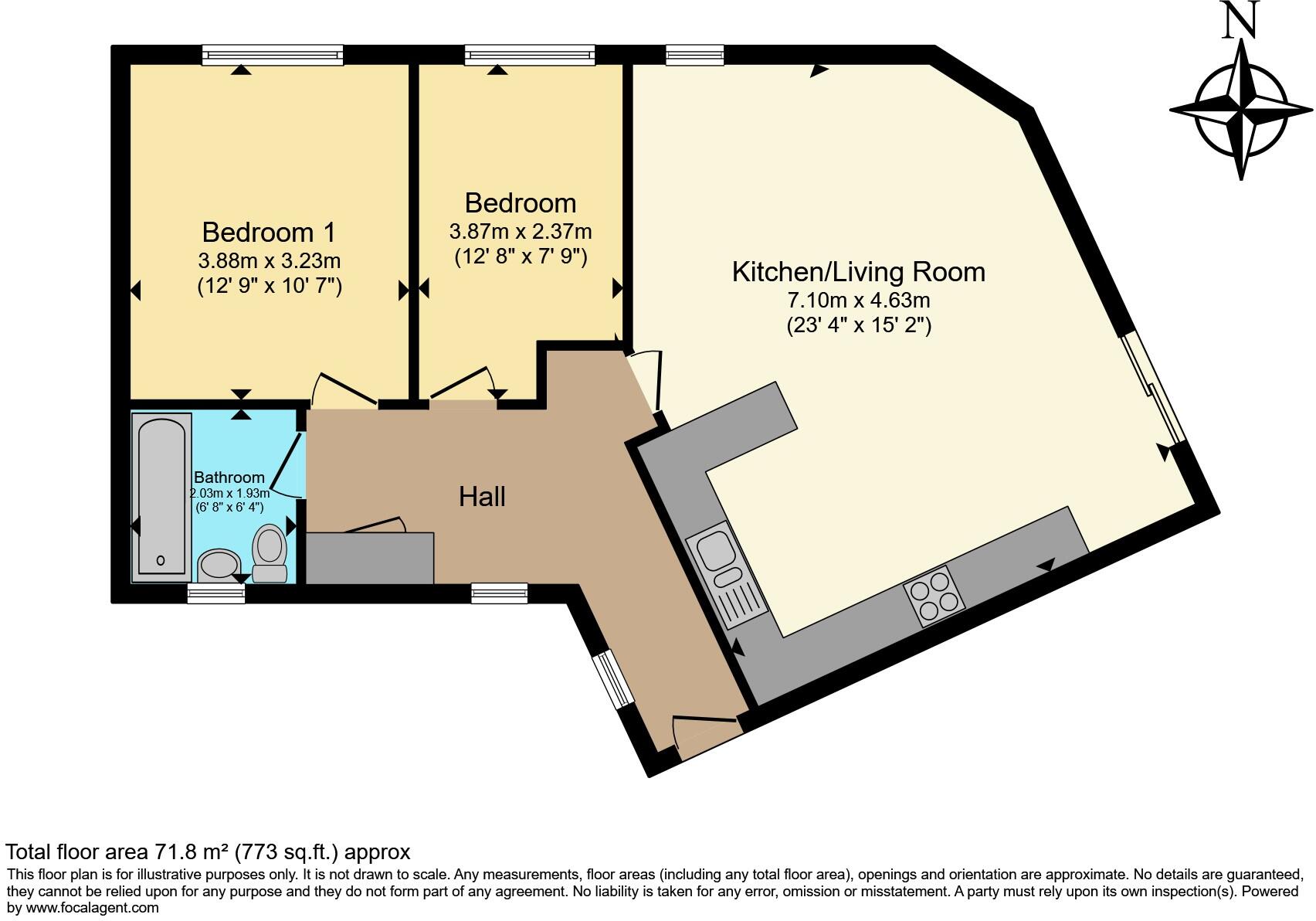 Lord Hawke Way, Newark, NG24 floorplan